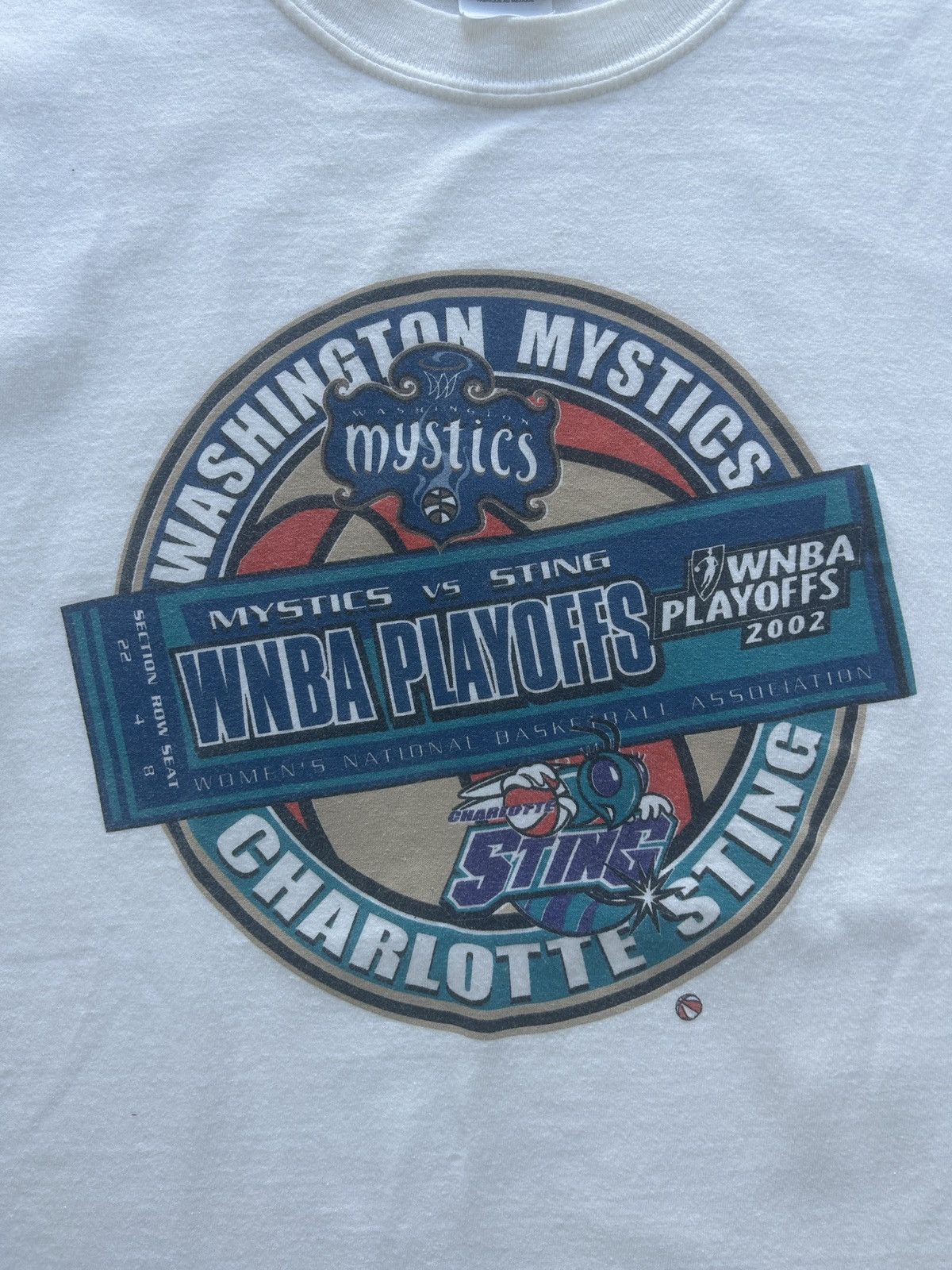 NBA Vintage 2002 WNBA Playoffs Graphic Tee Sting vs Mystics Size US XL / EU 56 / 4 - 3 Thumbnail
