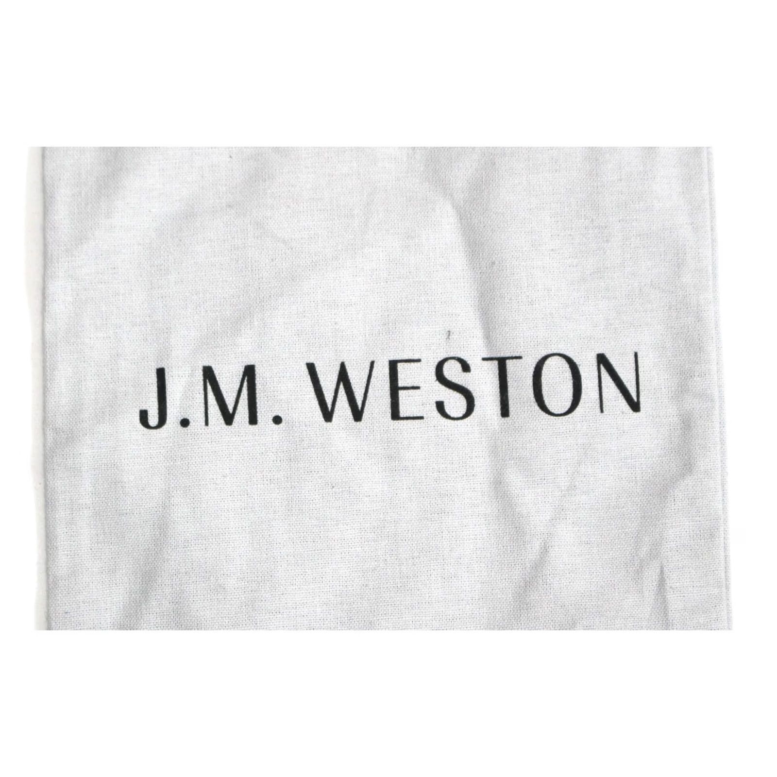 J.M. Weston Shoe Dust Bag Set Light Gray Cotton Drawstring Pair Bags Jm, Men's — image 2 of 4