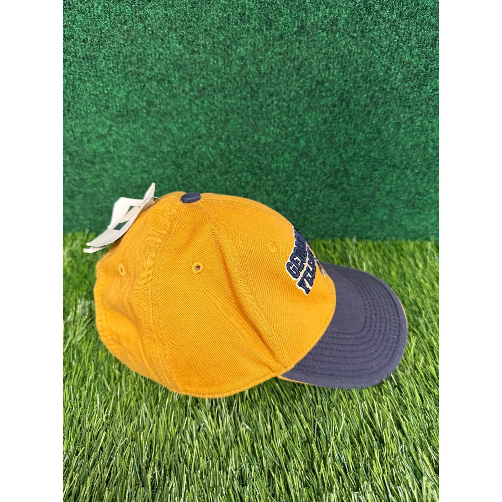 The Game Georgia Tech University Yellow & Blue Strapback Hat Size ONE SIZE - 3 Thumbnail