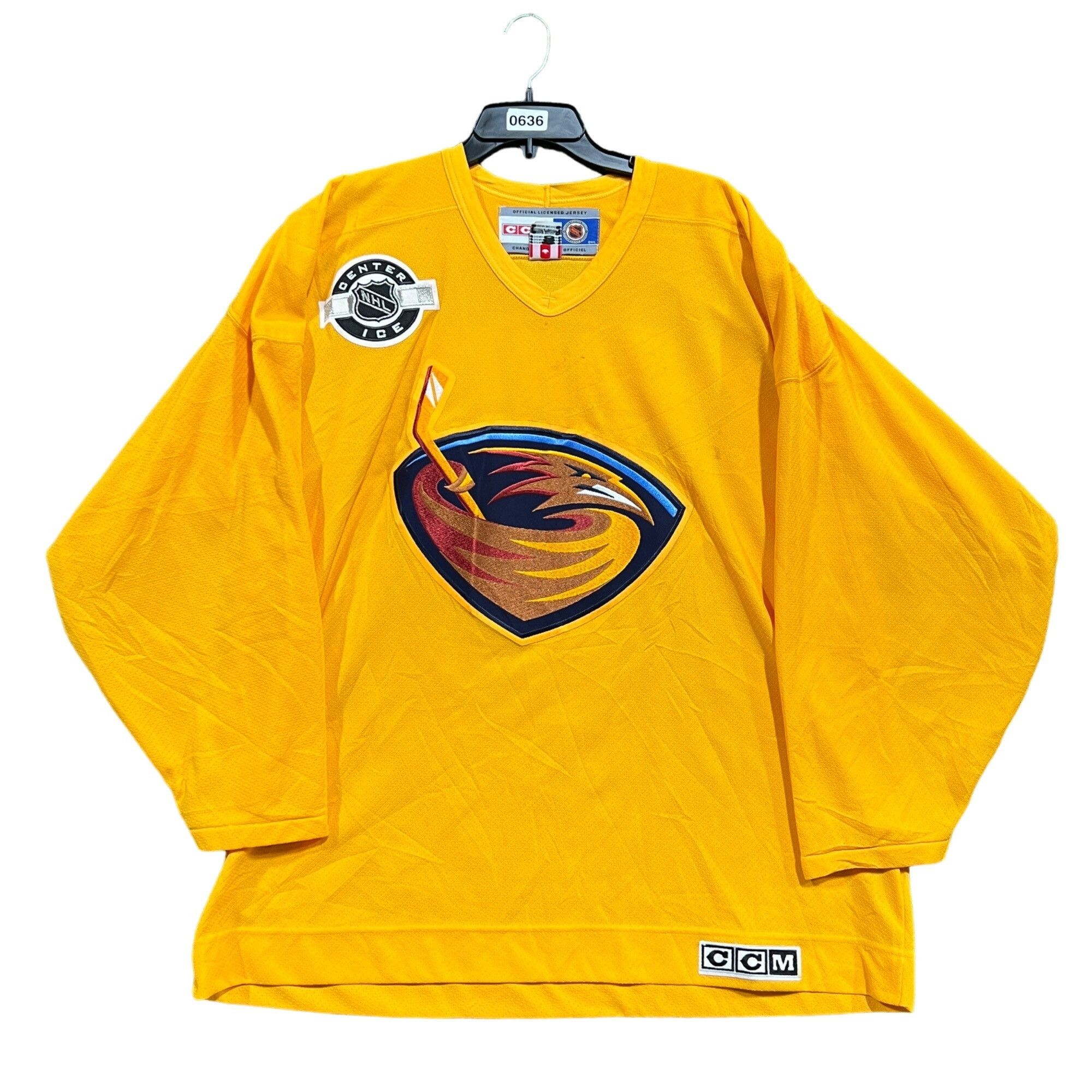 Sweat-shirt Vintage Atlanta Thrashers CCM NHL - Taille XL - Occasion Hockey