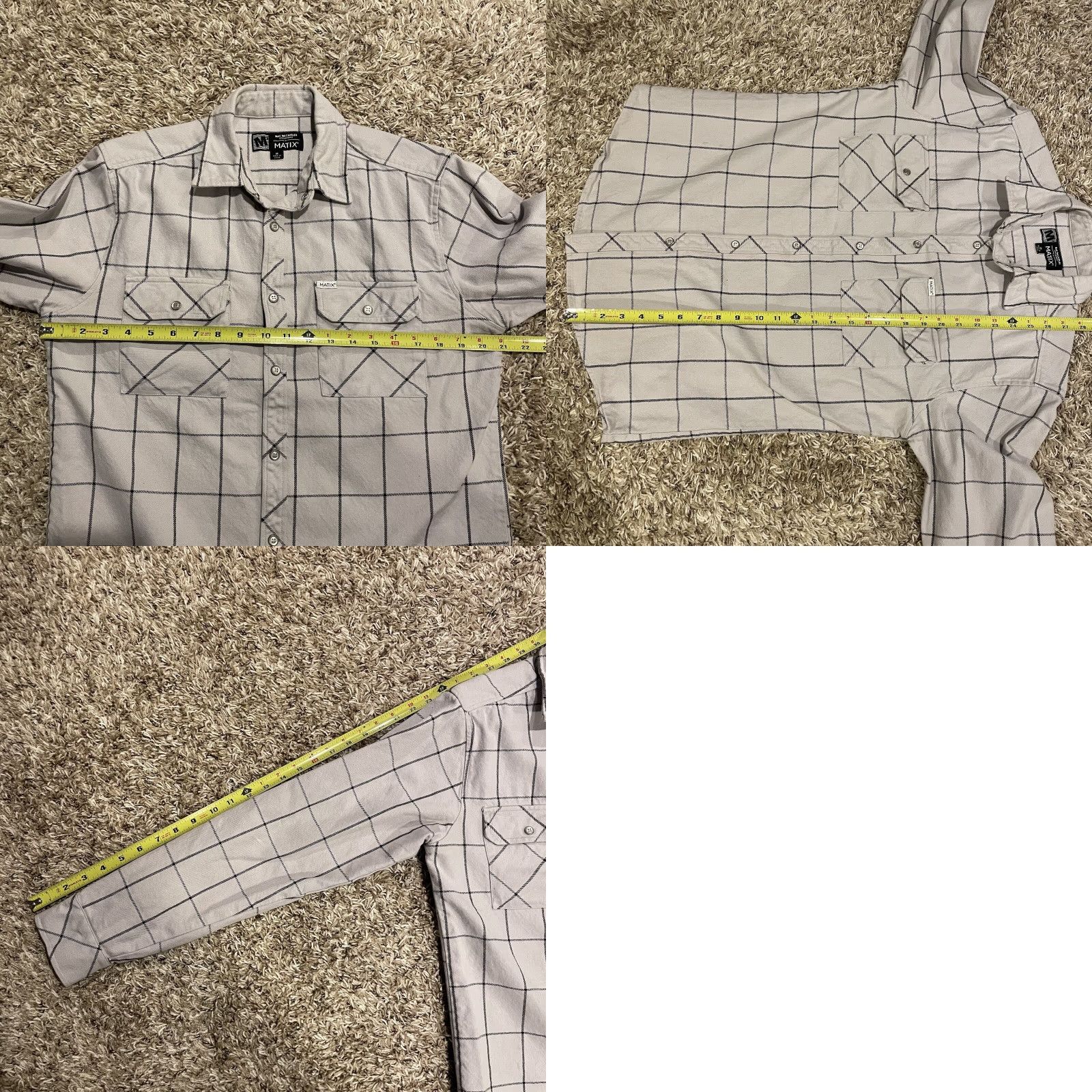 Vintage Mike Mo Capaldi Signature Series Flannel Button Snap Shirt Men M Grey Check Pattern 90s Nature Outdoor Skate Size US M / EU 48-50 / 2 - 8 Thumbnail