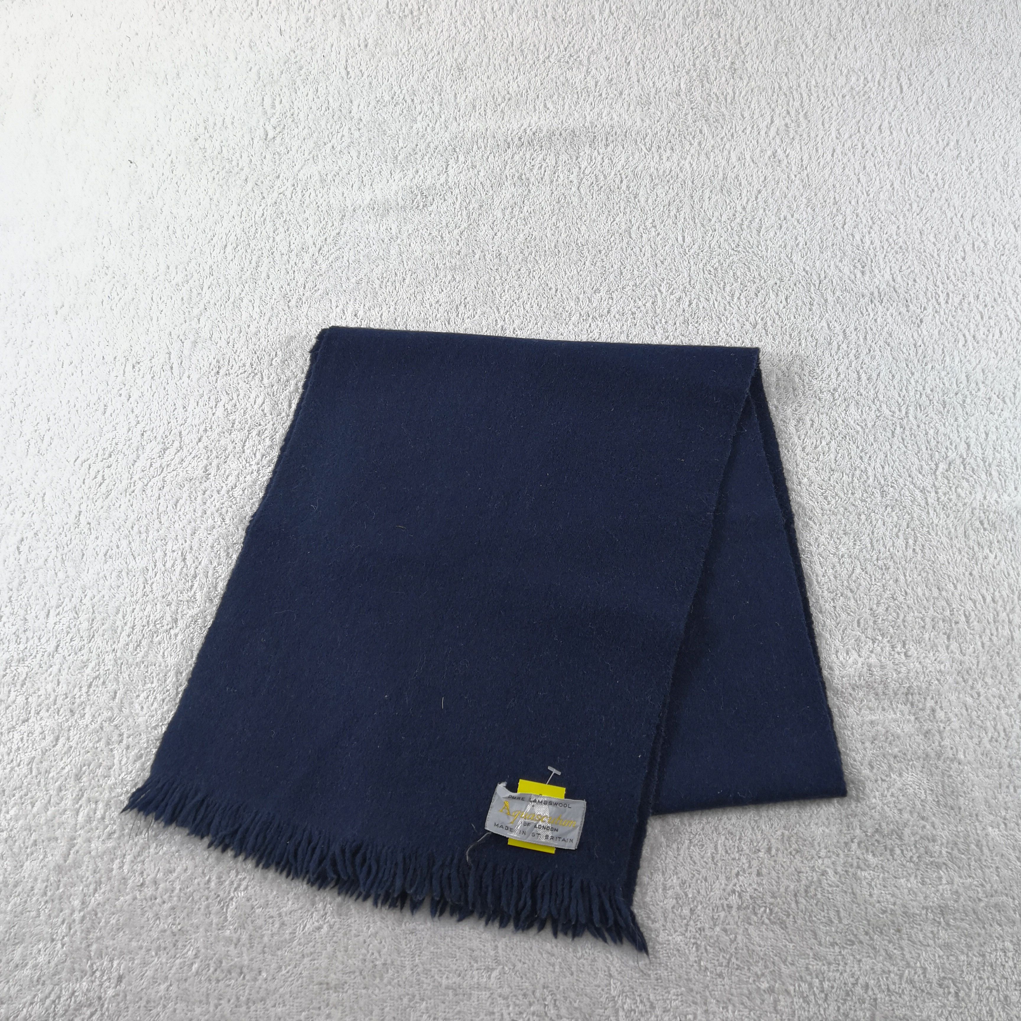 Aquascutum Vintage Aquascutum Scarf Muffler Wool Cashmere Scarves Size ONE SIZE - 3 Thumbnail