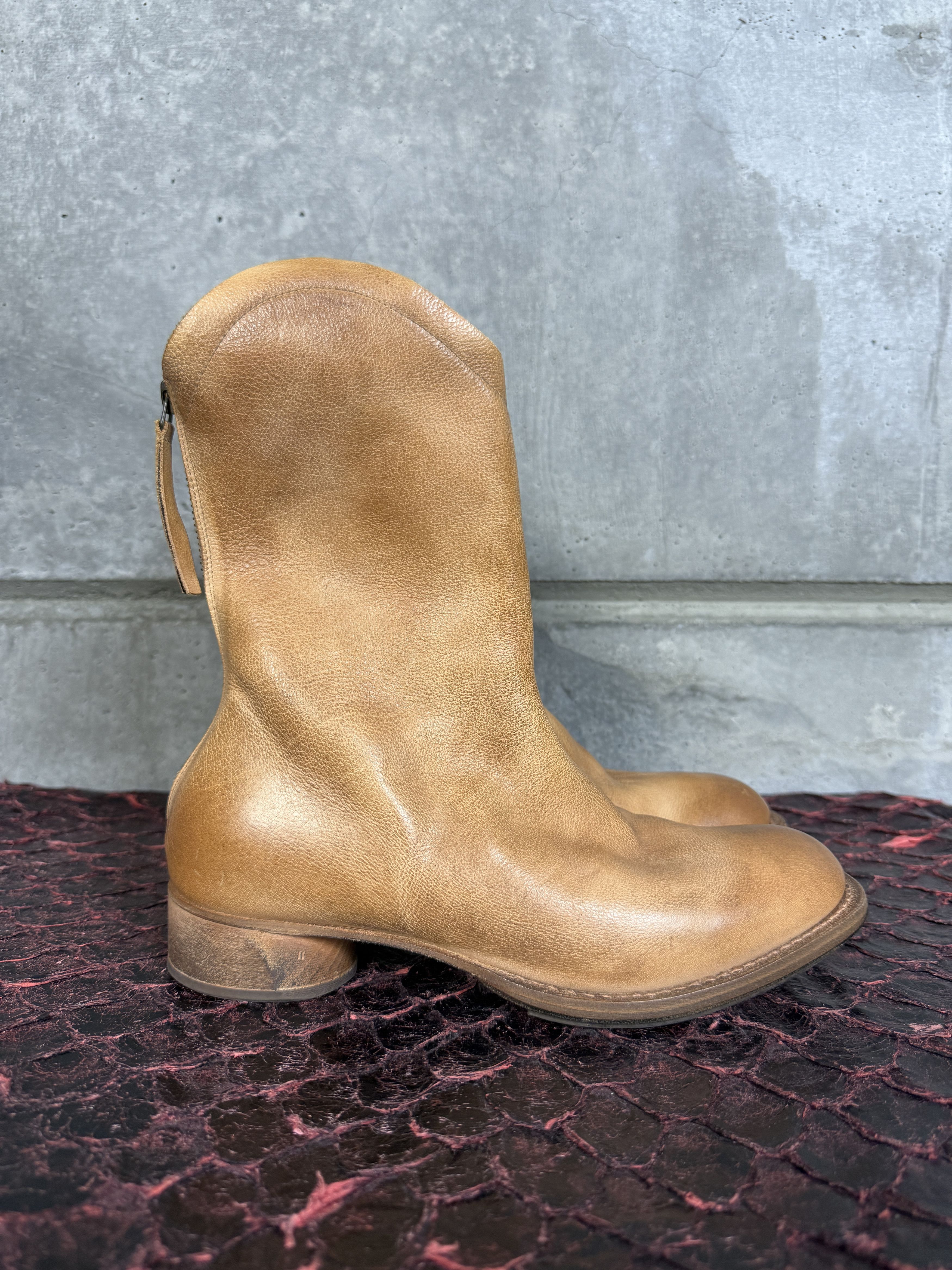 Cherevichkiotvichki Cherevichkiotvichiki Zipped Cowgirl Leather Boots Size US 9 / IT 39 - 2 Thumbnail
