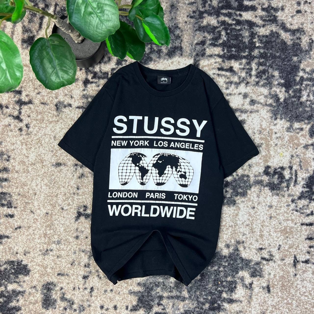 Stussy Stussy Vintage Y2K Big Logo T-Shirt Streetwear Style 1TS3 Size US S / EU 44-46 / 1 - 1 Thumbnail