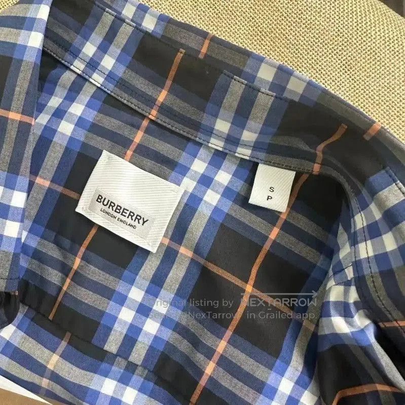 Burberry Burberry Short Sleeve Checkered Cotton Shirt. Size US S / EU 44-46 / 1 - 4 Thumbnail