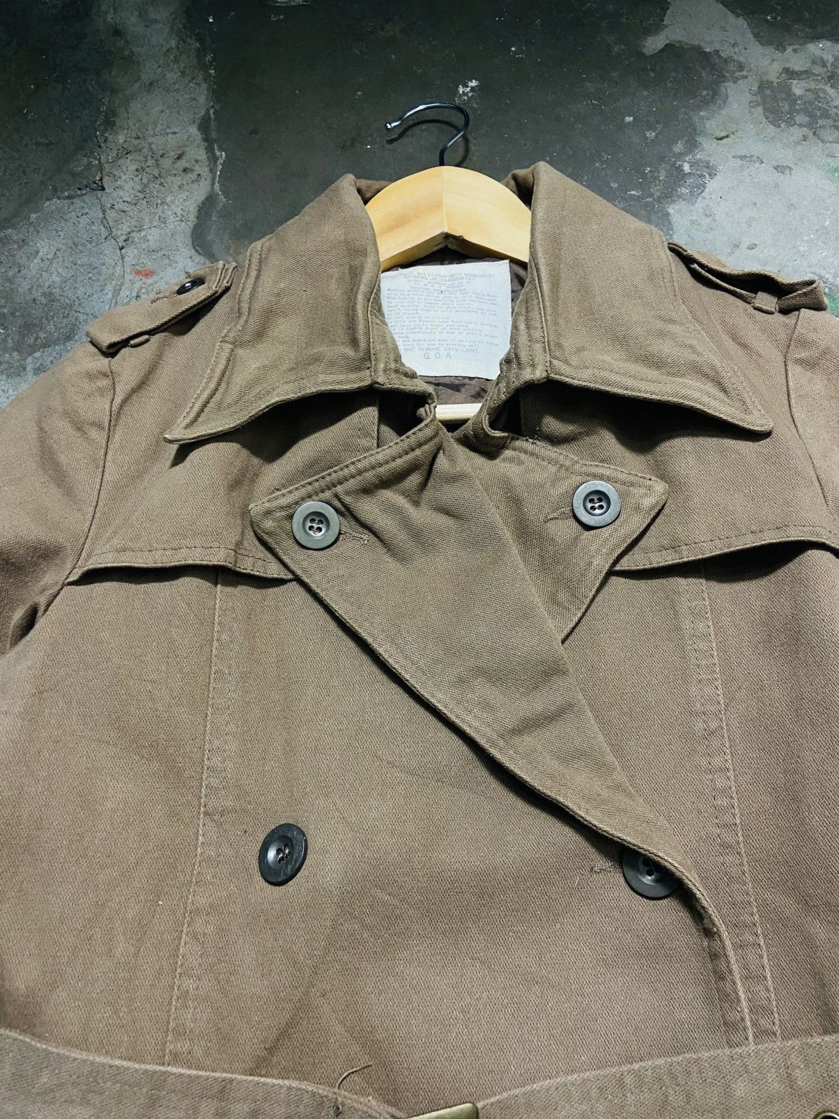 GOA GOA Double Breasted Overcoat with Belt Size S / US 4 / IT 40 - 10 Thumbnail