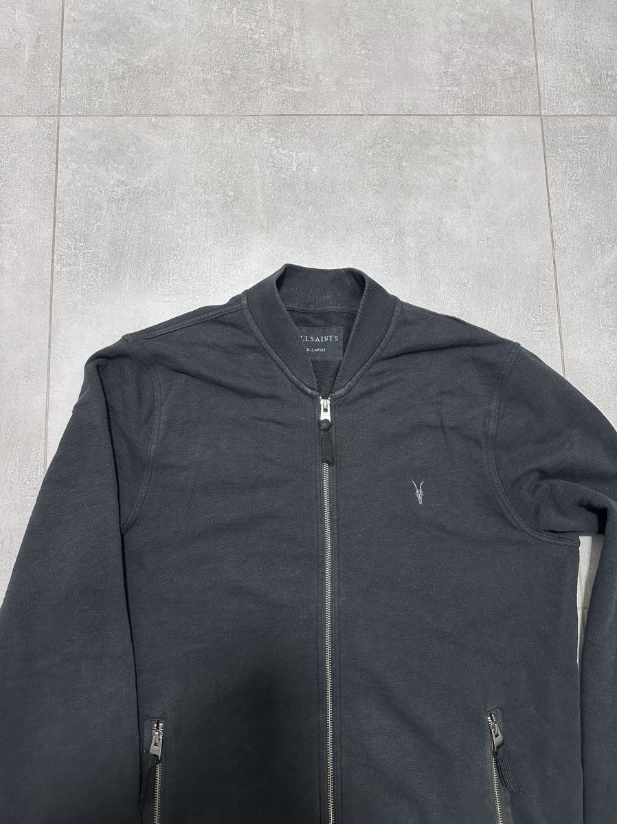 Allsaints All Saints Cotton Bomber Zip Sweatshirt Size US XL / EU 56 / 4 - 2 Thumbnail
