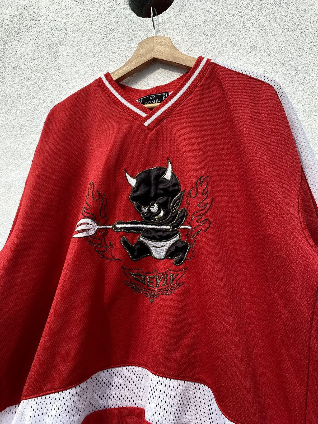 Japanese Brand × Vintage Vintage Devil Jersey Size US L / EU 52-54 / 3 - 2 Thumbnail