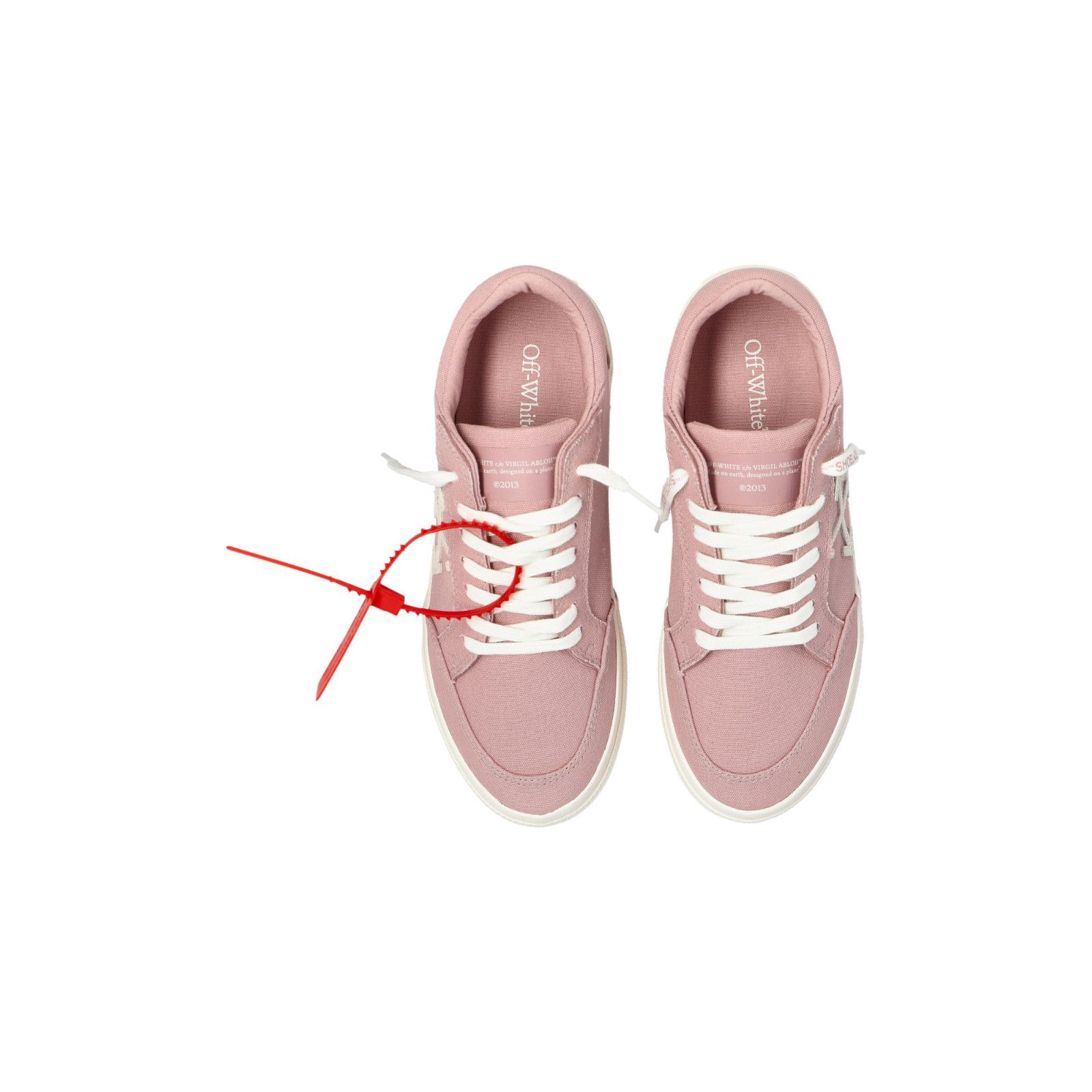 Off-White OFF-WHITE Vulcanized Pink/White Sneakers New & Authentic (W Size US 6 / IT 36 - 4 Thumbnail