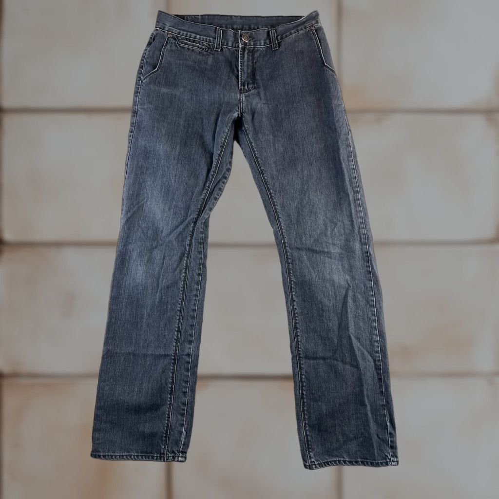 Denime Postage Jeans Mens 32 Blue Straight Dark Wash Denim Boho Jeans Regular 5-Pocket Design Size US 32 / EU 48 - 1 Thumbnail