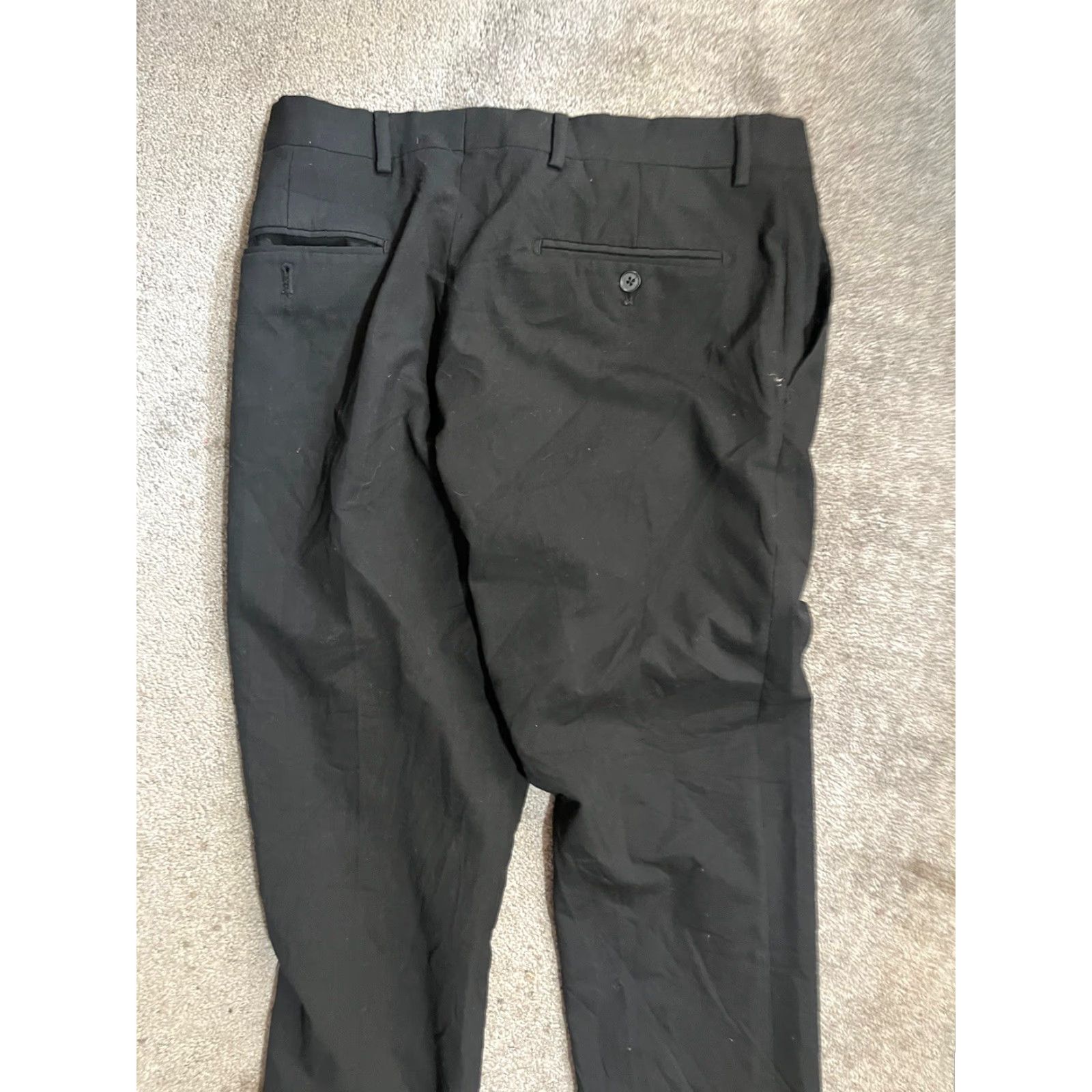 DKNY DKNY Pants Men's 32x30 Black Dress Pants Cotton Blend Casual Size US 32 / EU 48 - 5 Thumbnail