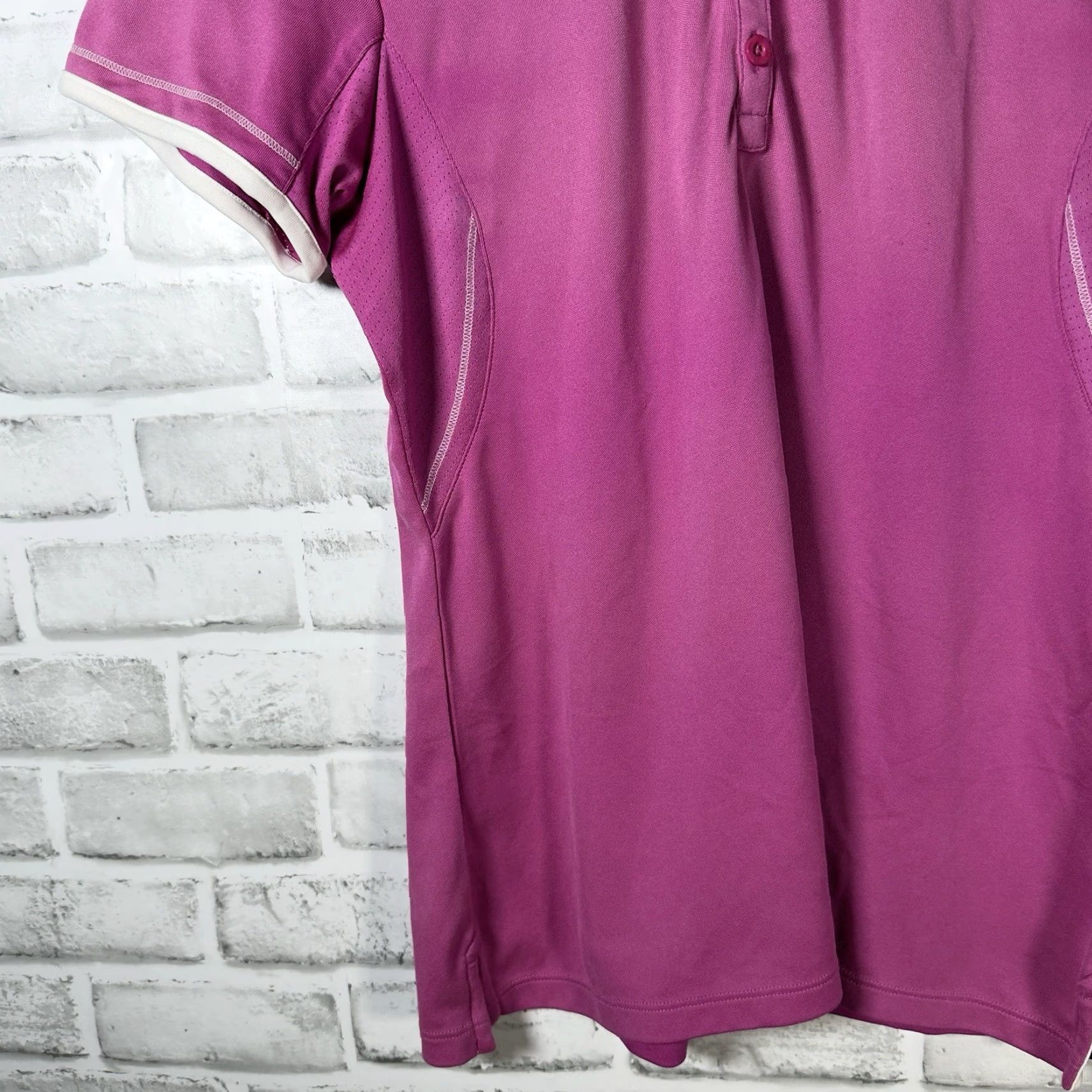 Under Armour Under Armour Polo Shirt Women M Pink Athletic Activewear Womens Size M / US 6-8 / IT 42-44 - 3 Thumbnail