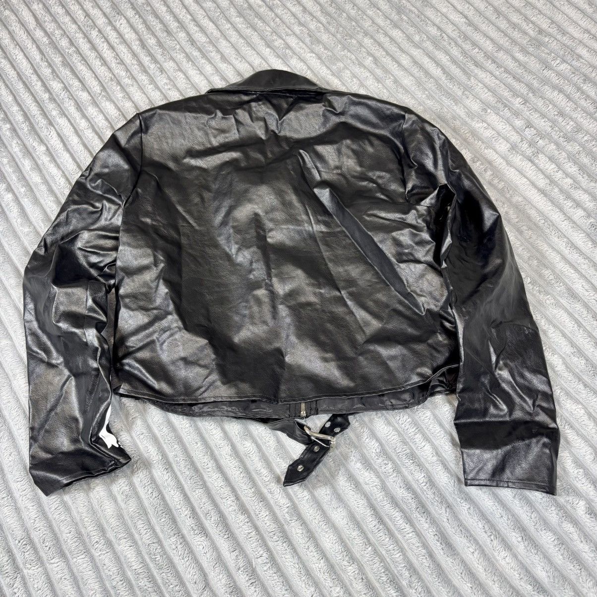 Other Spirit Halloween size XLarge Skeleton faux Leather Jacket Size XL / US 12-14 / IT 48-50 - 8 Thumbnail