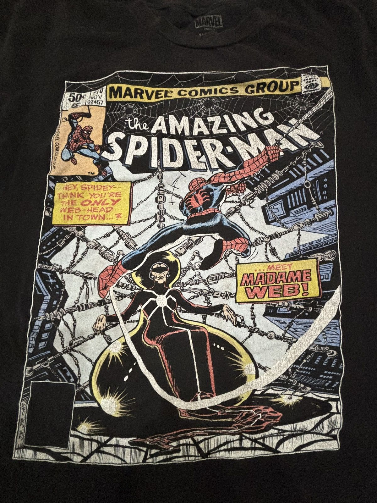 Marvel Comics Y2K The Amazing Spiderman Tee Size US XL / EU 56 / 4 - 2 Thumbnail