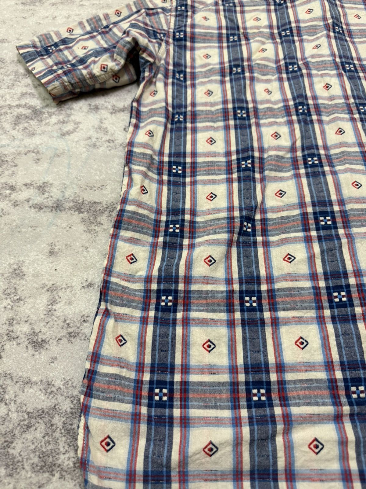 Sugar Cane Vintage Sugar Cane Twill Check Wood Button Up Work Shirt Size US M / EU 48-50 / 2 - 12 Thumbnail