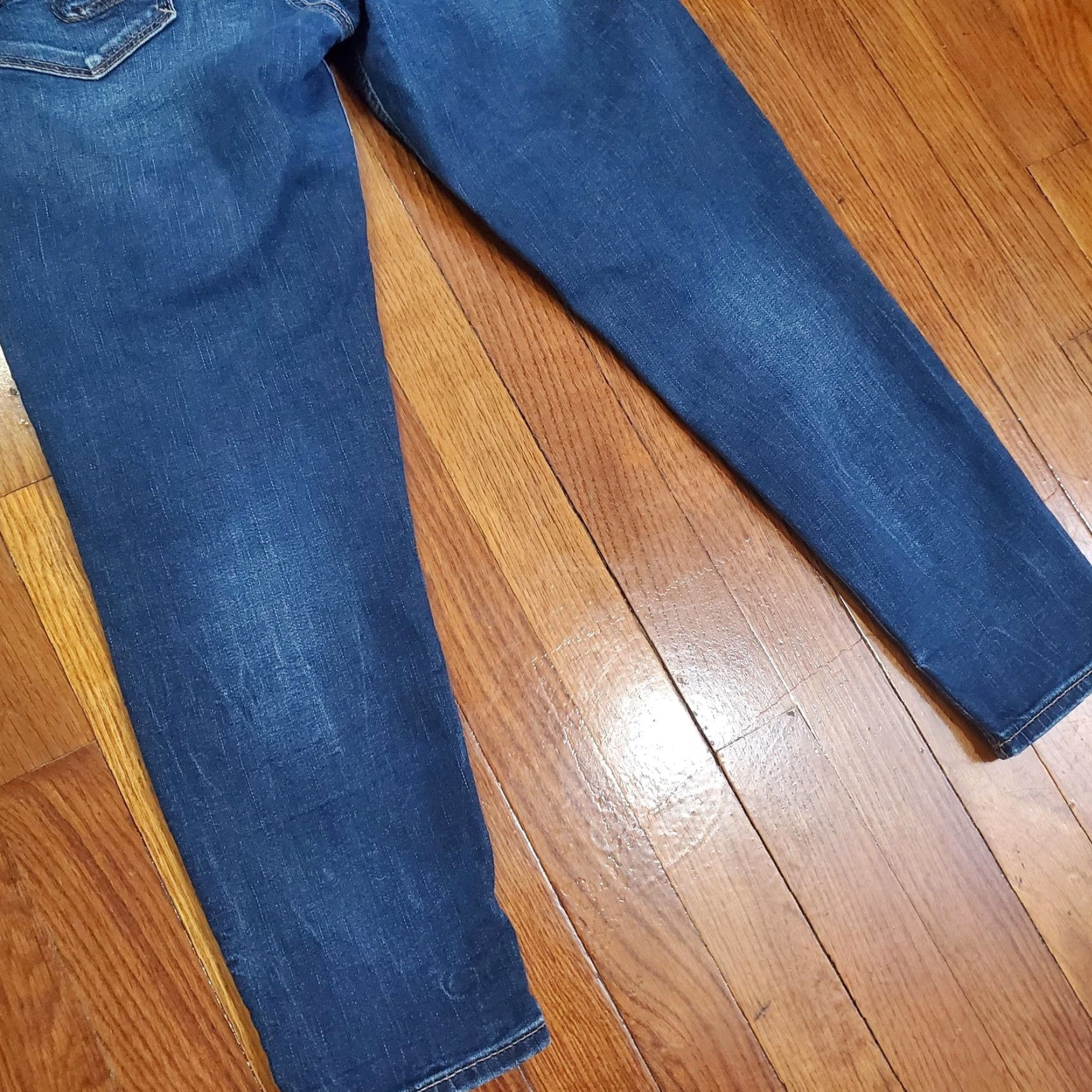 Silver Jeans Co. Silver Jeans Suki Skinny Crop Jeans Womens 29x25 Blue Mid Rise Stretch Denim Size 29" - 2 Thumbnail