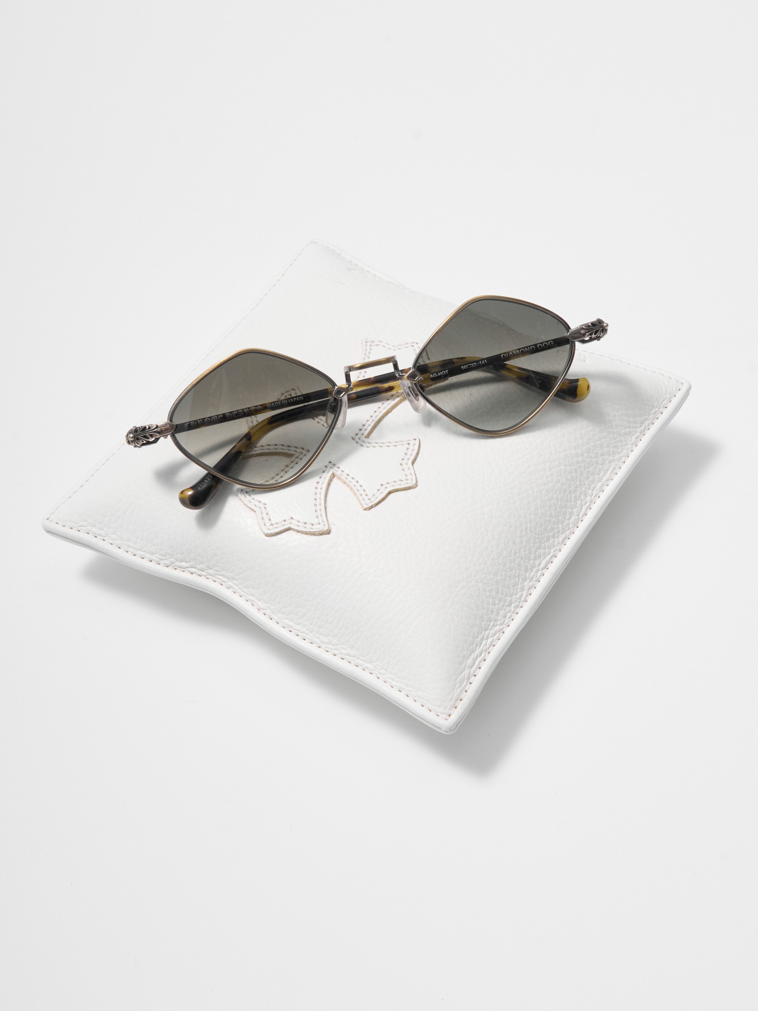 Chrome Hearts CHROME HEARTS DIAMOND DOG Antique Gold/Hollywood Tortoise Size ONE SIZE - 2 Thumbnail