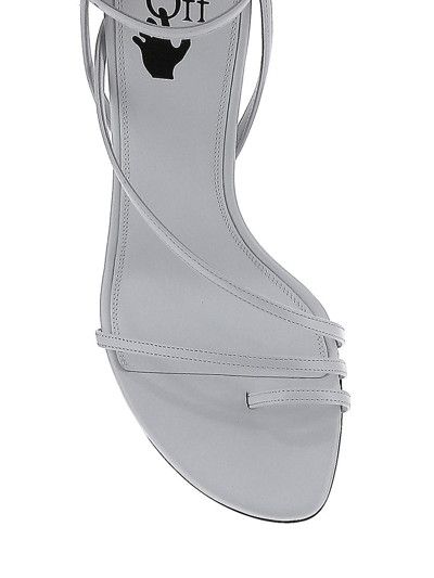 Off-White o1gr1nt0125 Nappa High Allen Multi Sandals in White Size US 10 / IT 40 - 4 Thumbnail