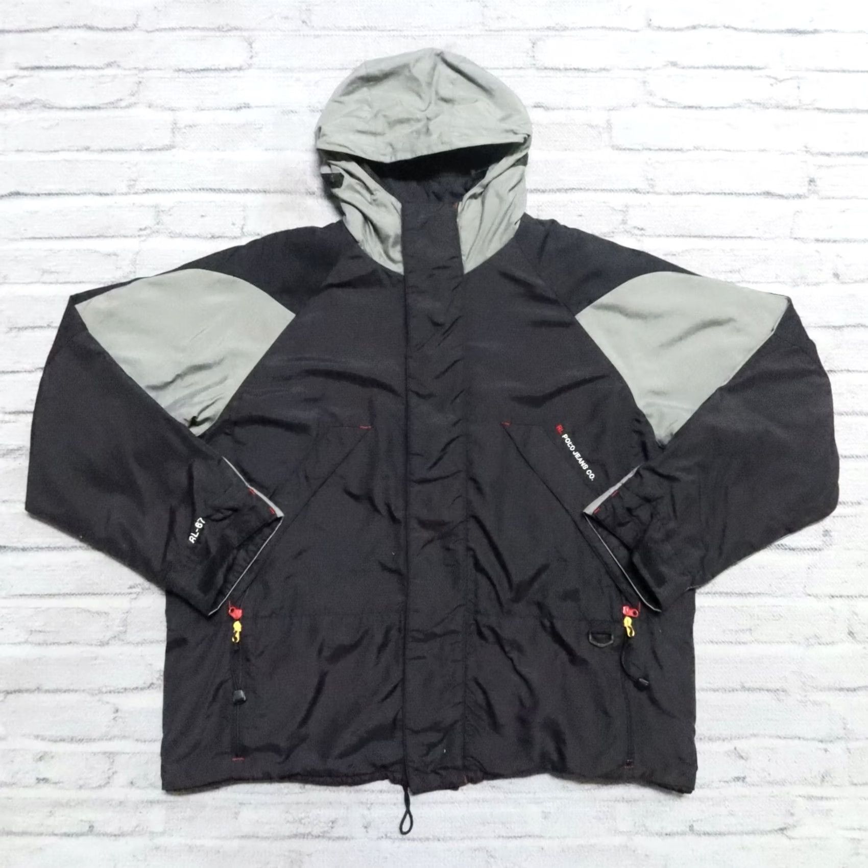 Vintage VINTAGE Polo Jeans Co Parka Jacket Mens L Black Nylon Jacket Parka Size US L / EU 52-54 / 3 - 2 Thumbnail