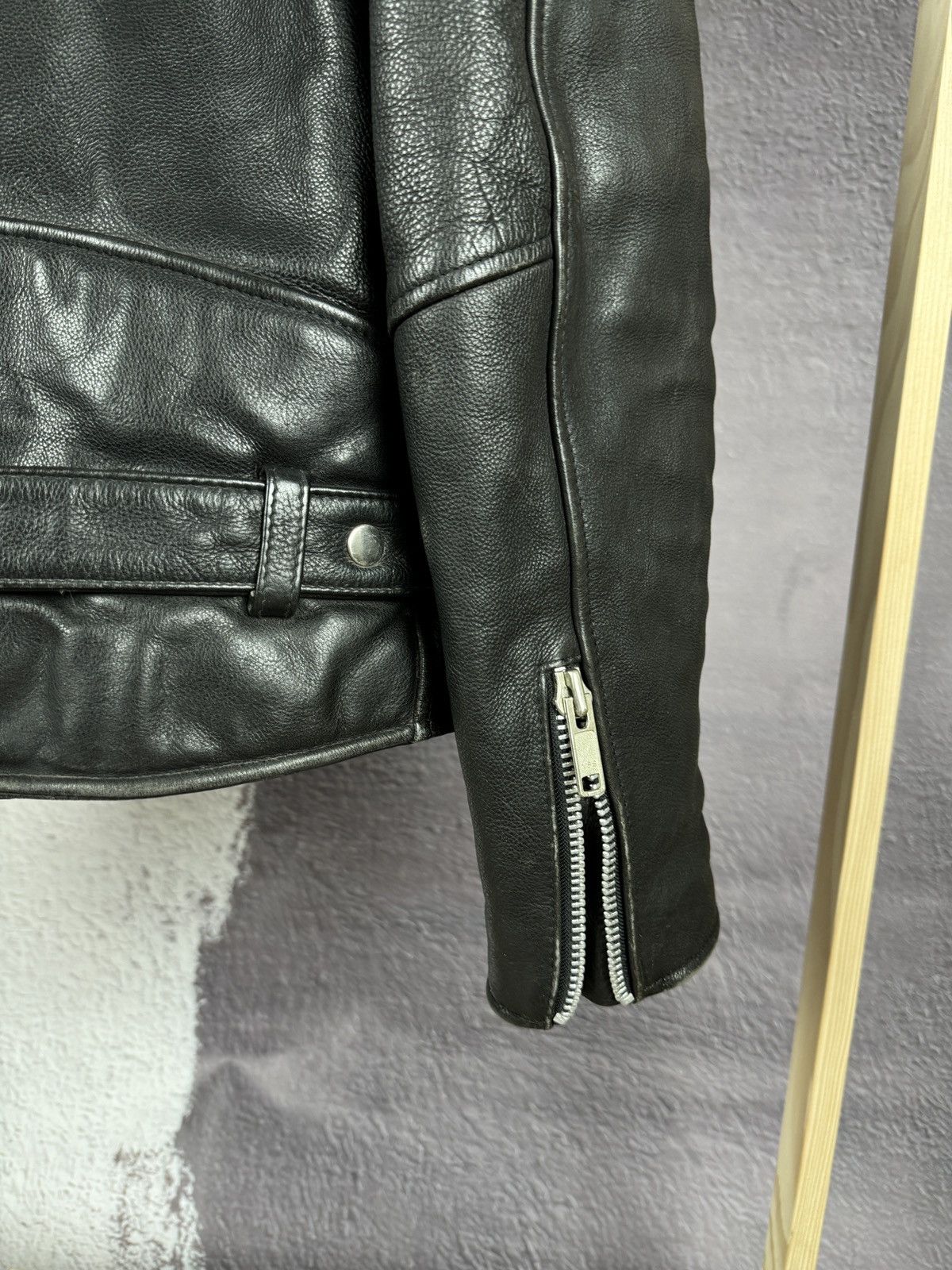 Vintage Mavip Leder Vintage Motorcycle Heavy Leather Black jacket Size US XXL / EU 58 / 5 - 15 Thumbnail