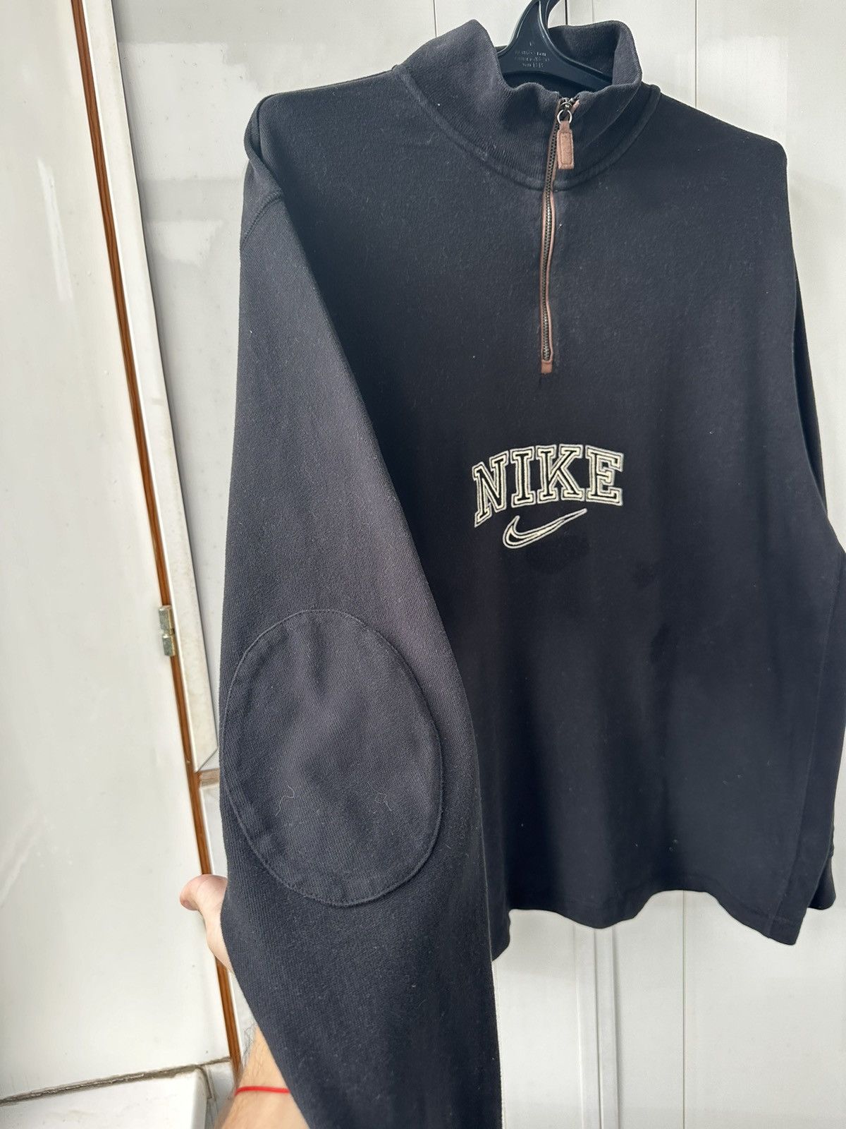 Nike Vintage Nike Half-Zip Sweatshirt Centre Logo Size US L / EU 52-54 / 3 - 8 Thumbnail