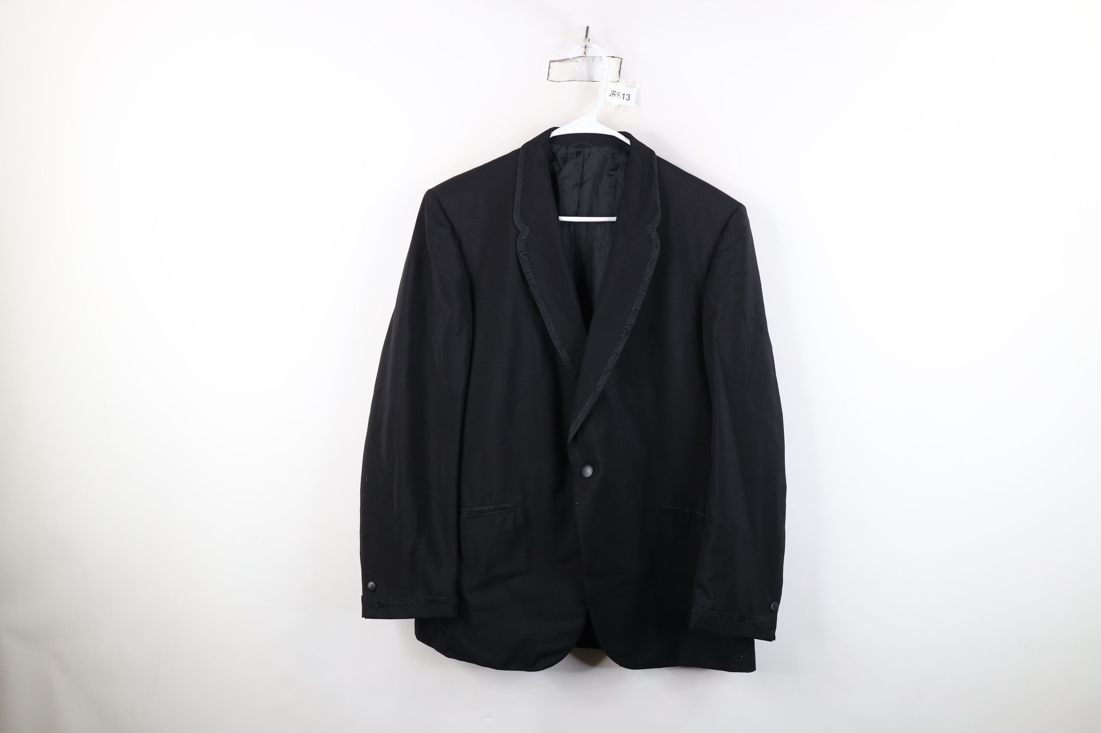 Vintage Vintage 60s 70s Rockabilly Tuxedo Prom Suit Jacket USA Size US L / EU 52-54 / 3 - 1 Thumbnail