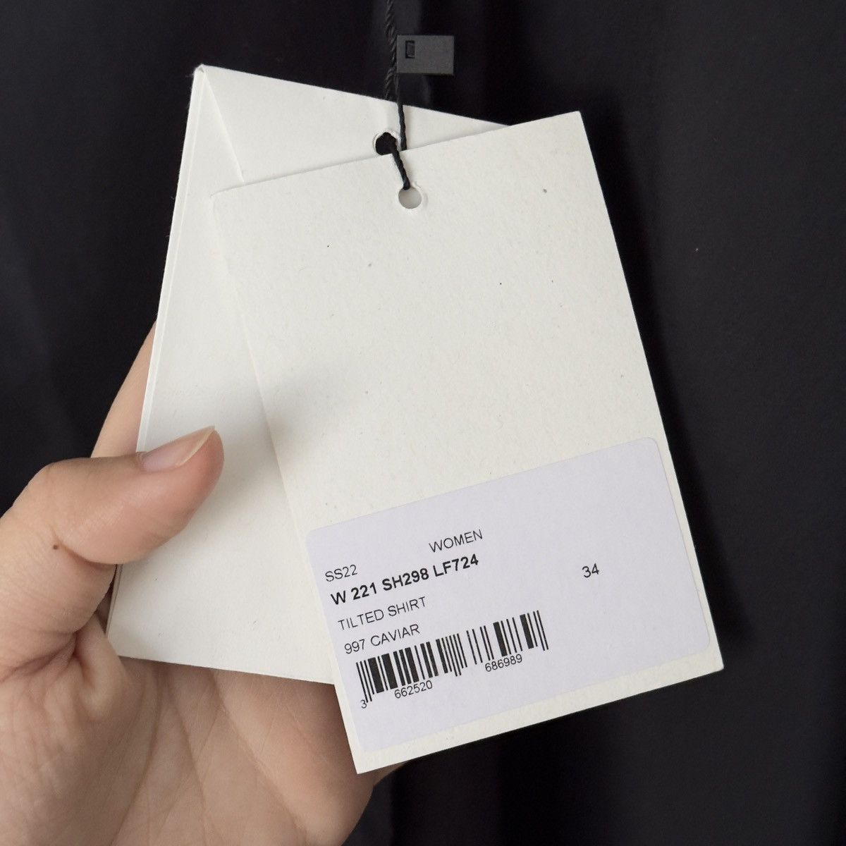 Lemaire LEMAIRE TILTED SHIRT Size XS / US 0-2 / IT 36-38 - 3 Thumbnail