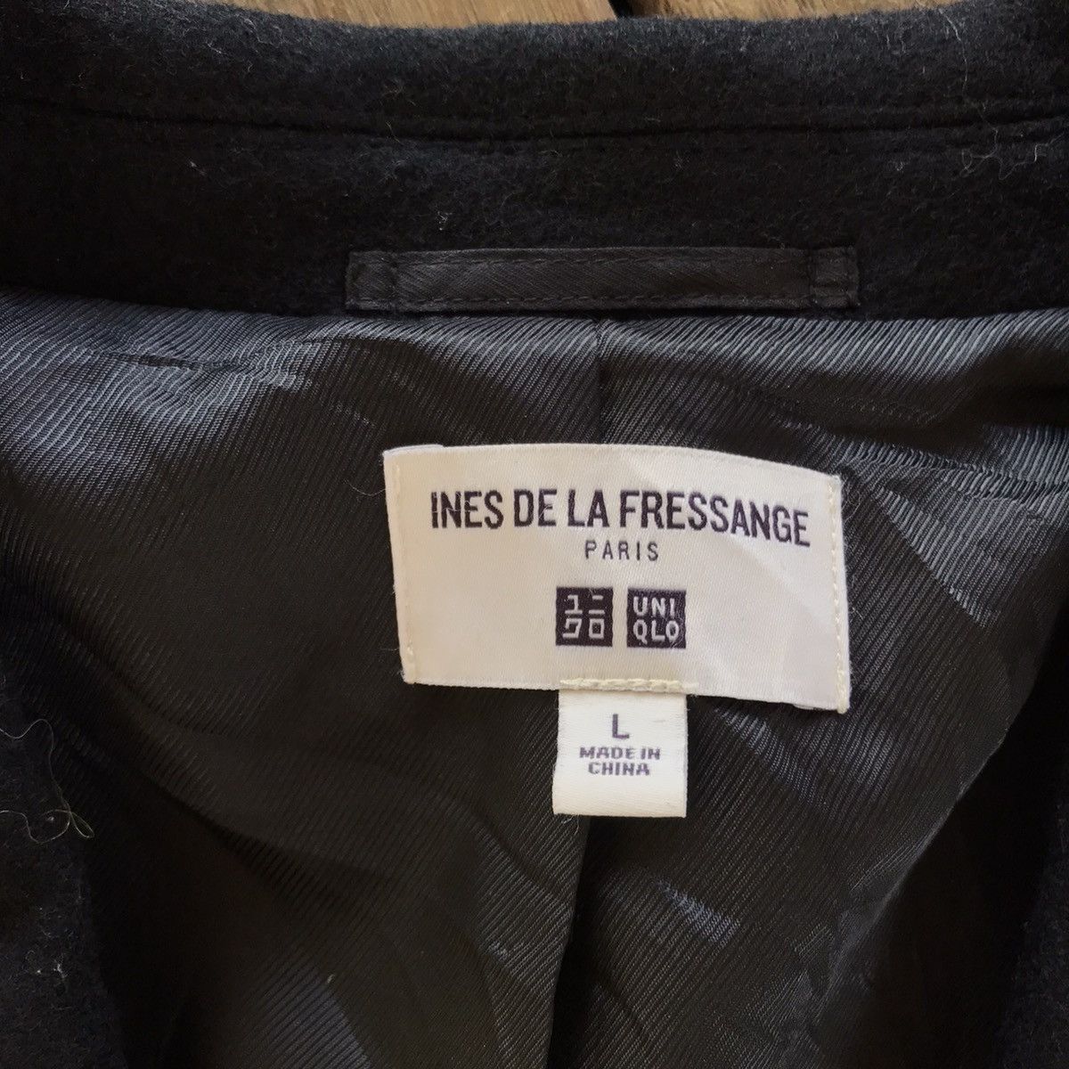Uniqlo Uniqlo X Ines de la fressange Wool Long Jacket Size L / US 10 / IT 46 - 7 Thumbnail