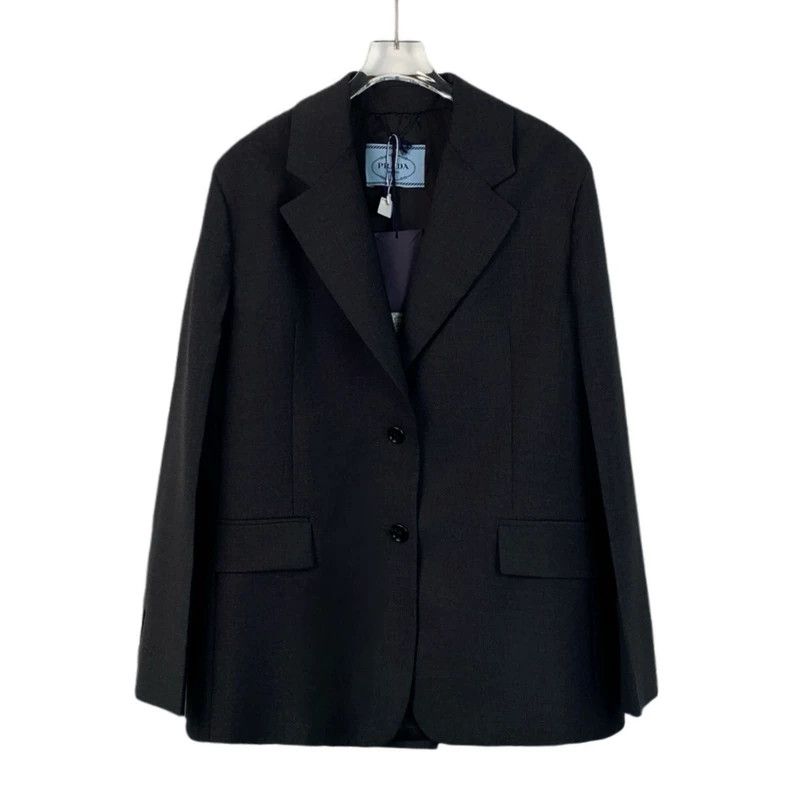 Prada Prada 23 black wool suits 2501-Nextarrow Size 40R - 1 Thumbnail