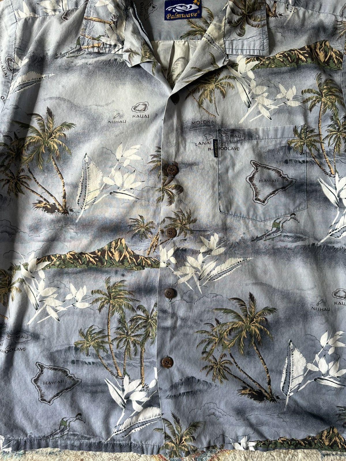 Vintage Vintage Hawaii Surf Button-up Shirt Large Size US L / EU 52-54 / 3 - 4 Thumbnail
