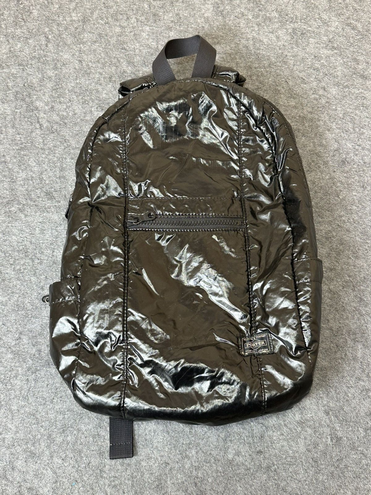 Porter Porter Yoshida Cire rucksack made from a glossy nylon Size ONE SIZE - 1 Thumbnail