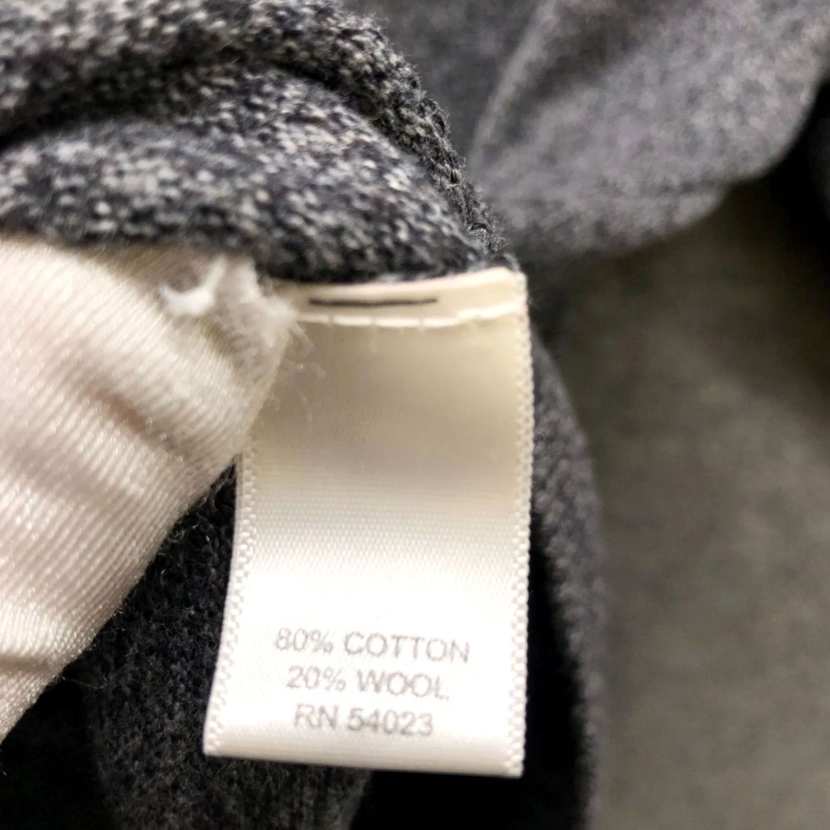 Banana Republic Banana Republic Shawl Collar Sweater Mens XL Heather Gray Wool Cotton Pullover Size US XL / EU 56 / 4 - 6 Thumbnail