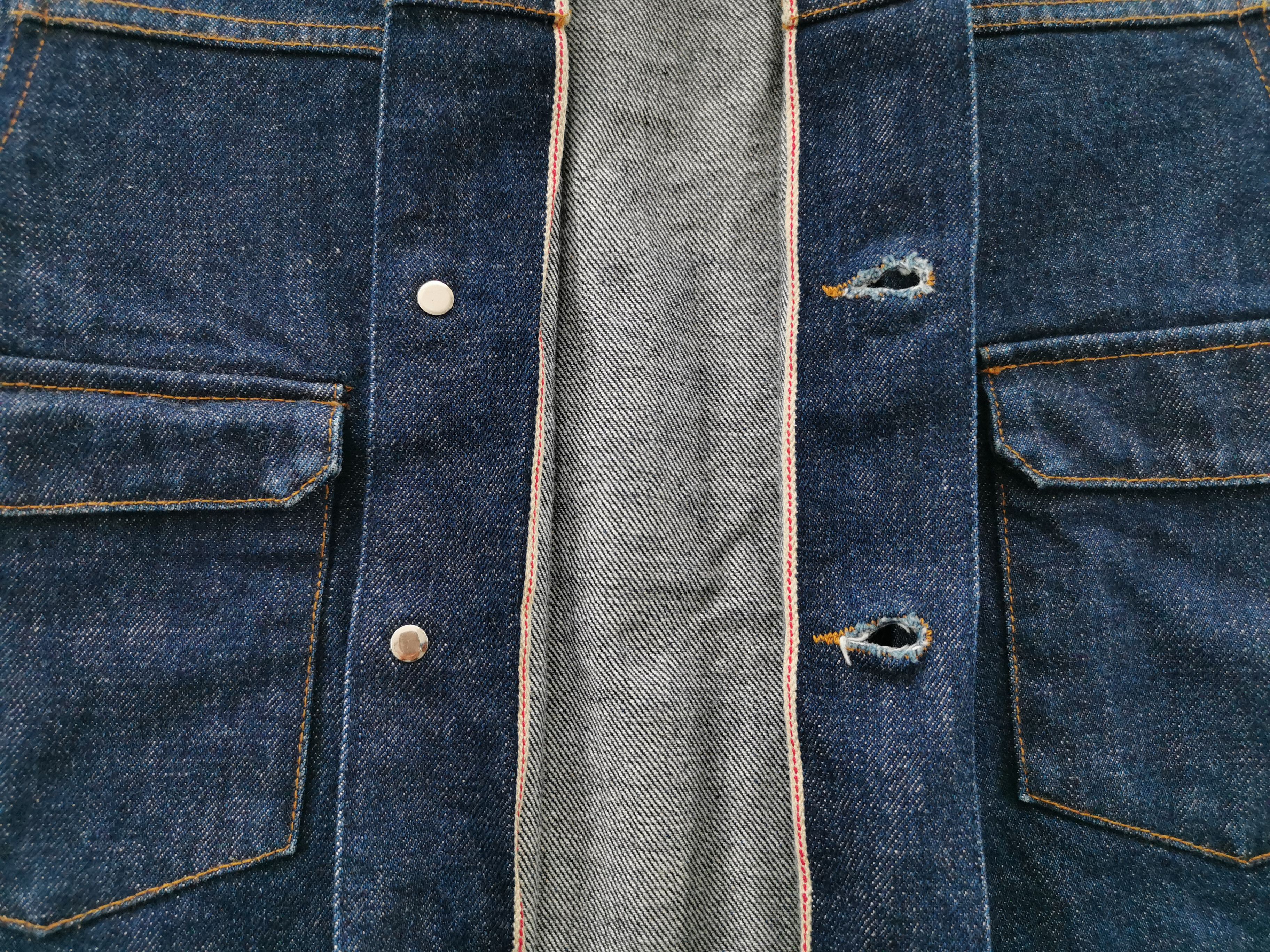 A.P.C. Vintage 90s A.P.C. Selvedge Jeans Jacket Made In Japan Size US S / EU 44-46 / 1 - 4 Thumbnail