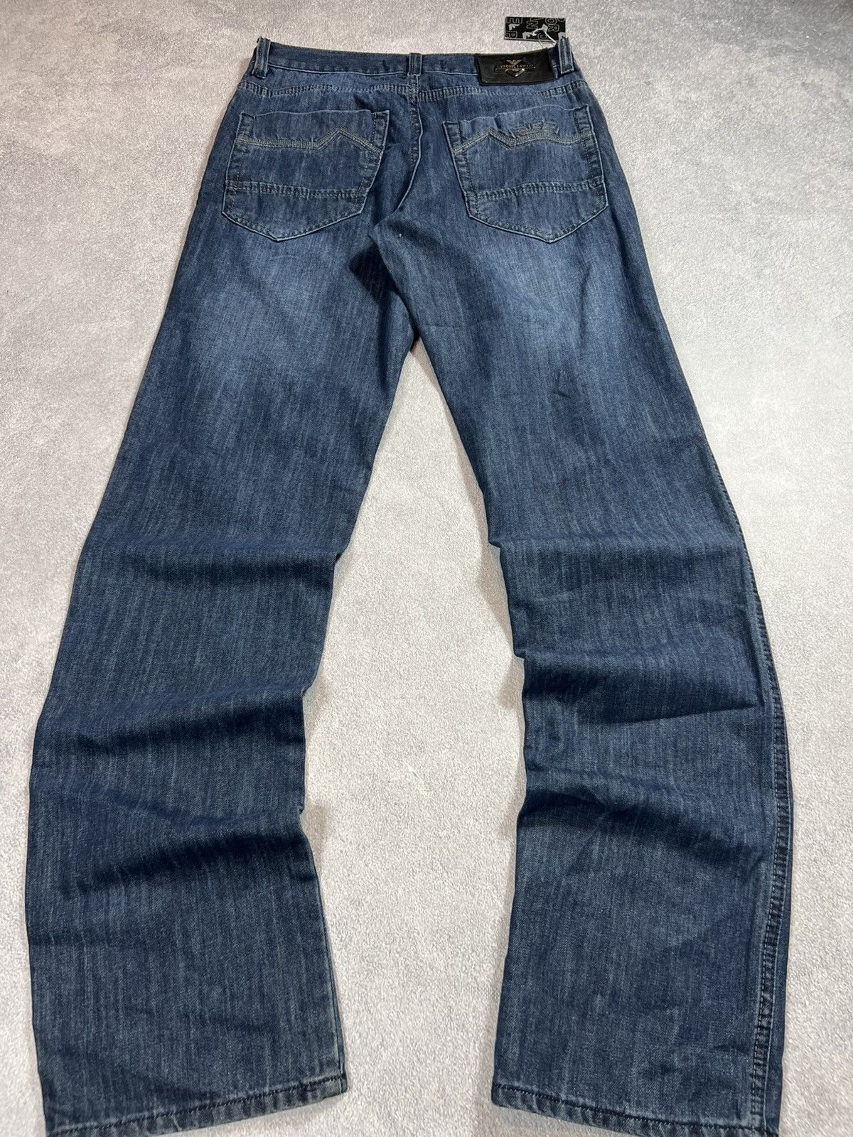 Japanese Brand 🔥VINTAGE RICK OWENS ARMANI STYLE DISTRESSED Y2K HYPE JEANS Size US 31 - 2 Thumbnail