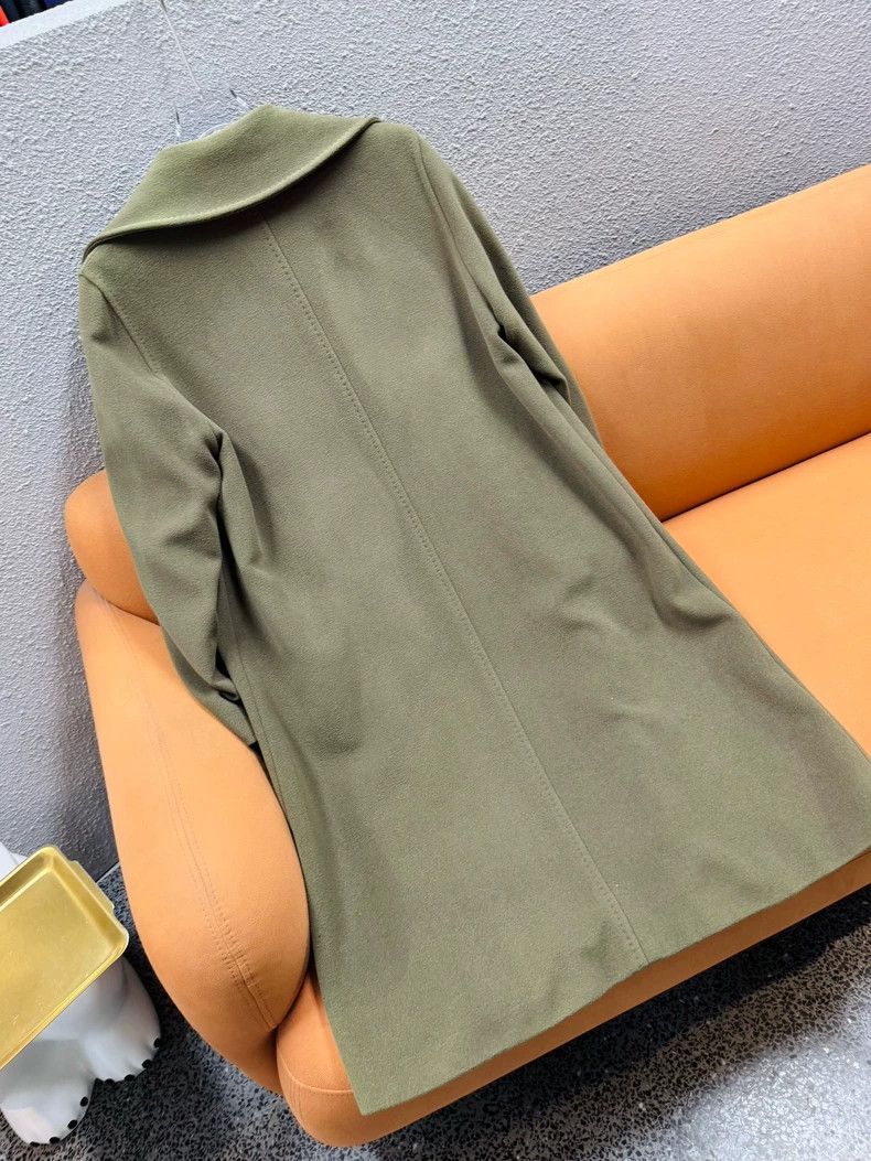 Max Mara Max Mara Classic wool lapel long coat jacket Size M / US 6-8 / IT 42-44 - 8 Thumbnail