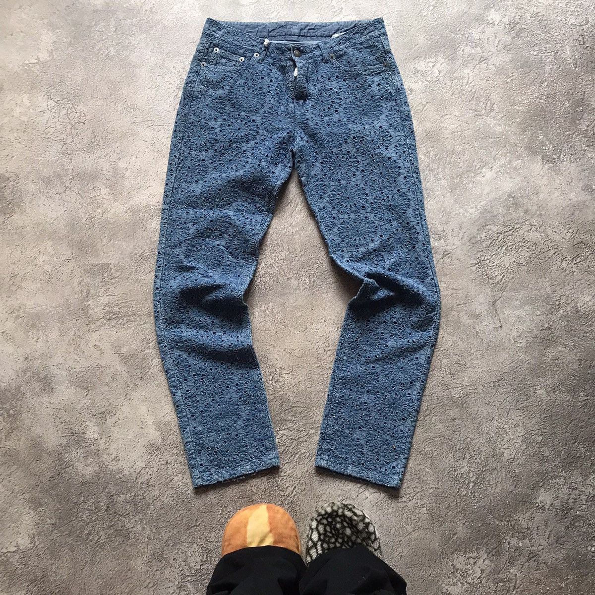Vintage Vintage Y2K Baggy Distressed Mesh Sweatpants Grunge Logo 32 Size US 32 / EU 48 - 2 Thumbnail