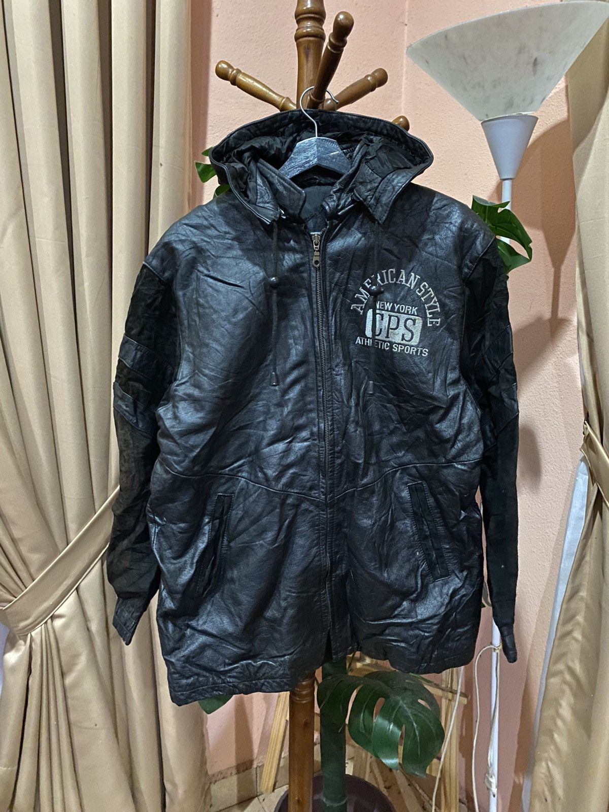 Vintage Vintage CPS “American Style New York” Sports Hooded Jacket Size US S / EU 44-46 / 1 - 3 Thumbnail