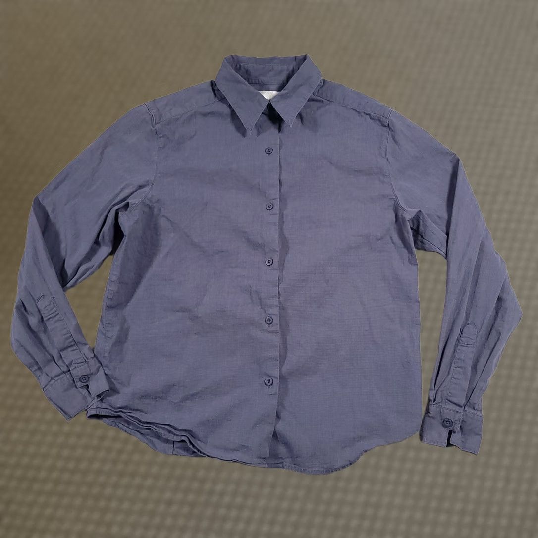 Vintage VINTAGE CJ Banks Shirt Women's Small Blue Button Up Chambray Long Sleeve Size S / US 4 / IT 40 - 1 Thumbnail