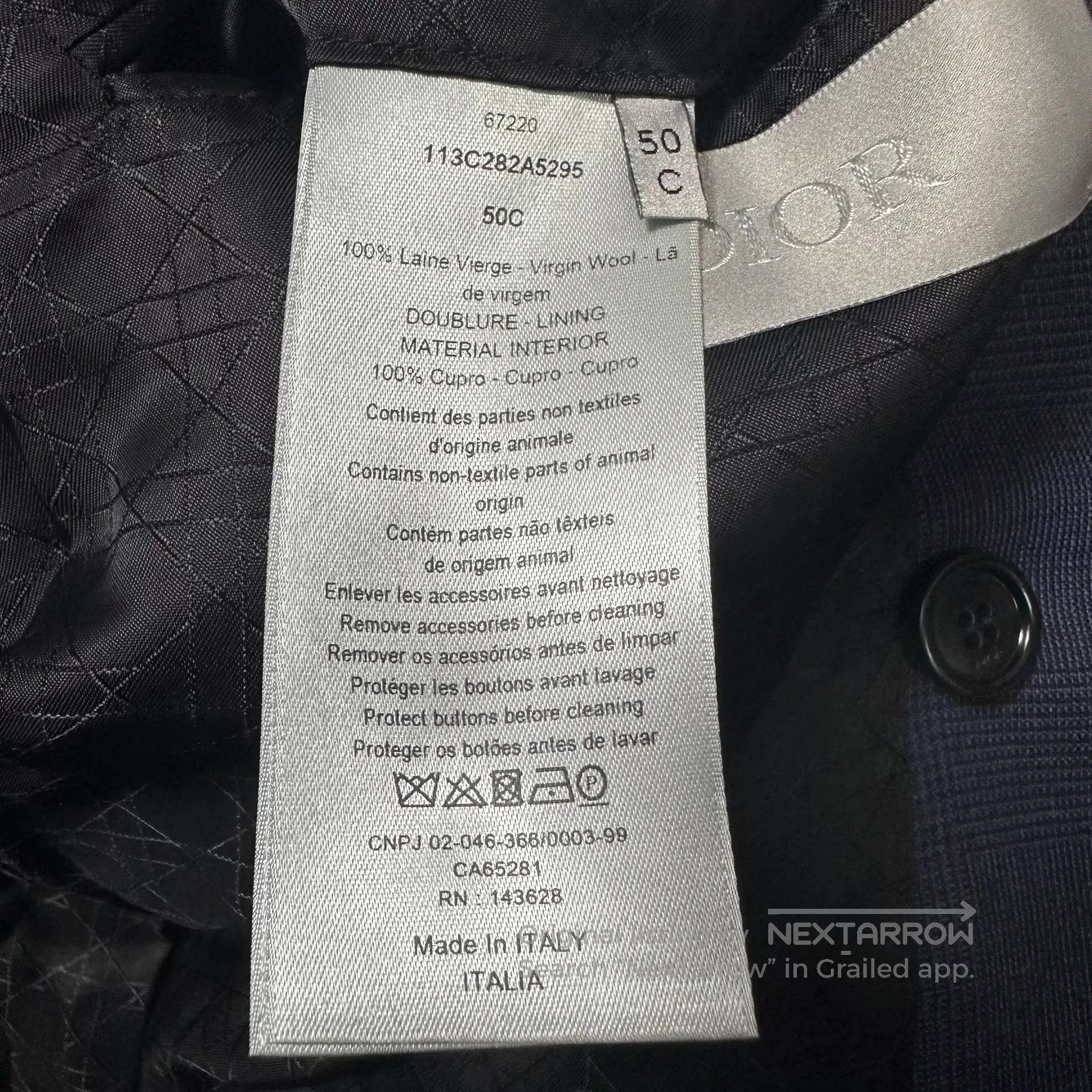 Dior Dior Blue Plaid Double. Size US M / EU 48-50 / 2 - 6 Thumbnail