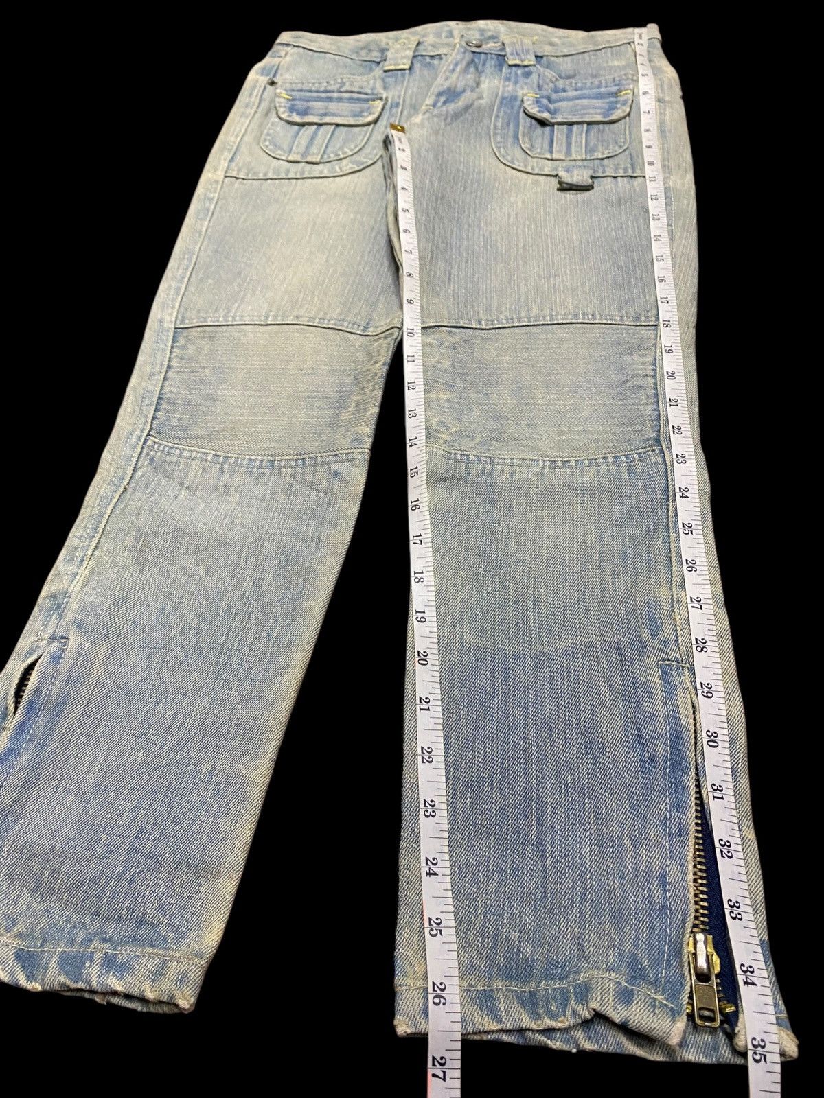 Japanese Brand Vintage Japanese Brand Mud Wash Bush Skinny Zip Leg Jeans Size US 30 / EU 46 - 16 Thumbnail