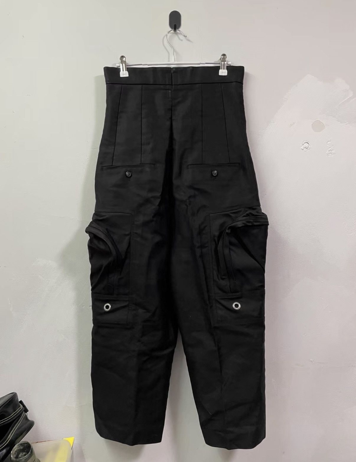Rick Owens Rick Owens 18FW Runway High-Waist Cargo Pants Size US 38 / EU 54 - 2 Thumbnail