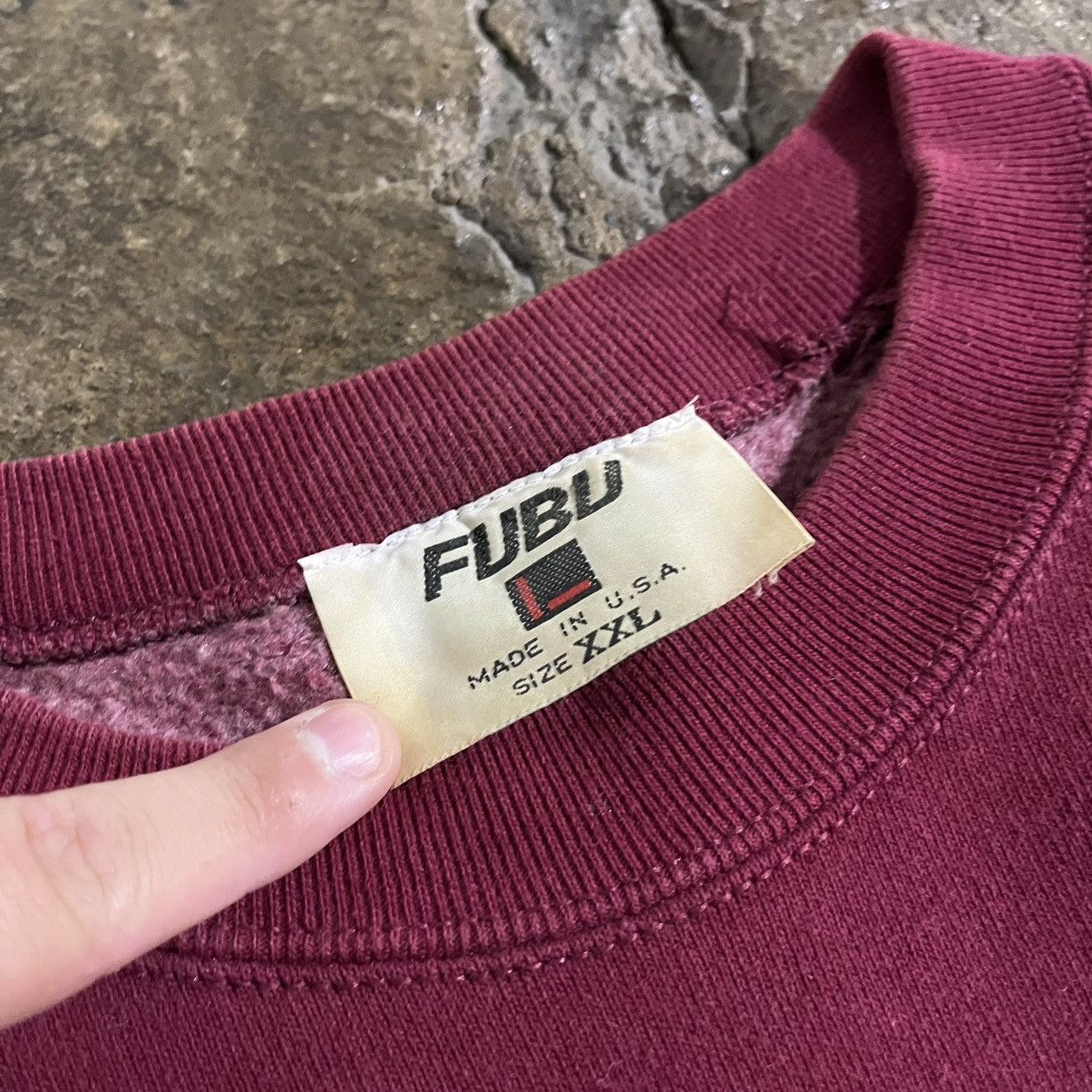 Fubu × Vintage Crazy Vintage FUBU Crewneck 90s Y2K Hip-Hop Skater Grunge Size US XXL / EU 58 / 5 - 4 Thumbnail