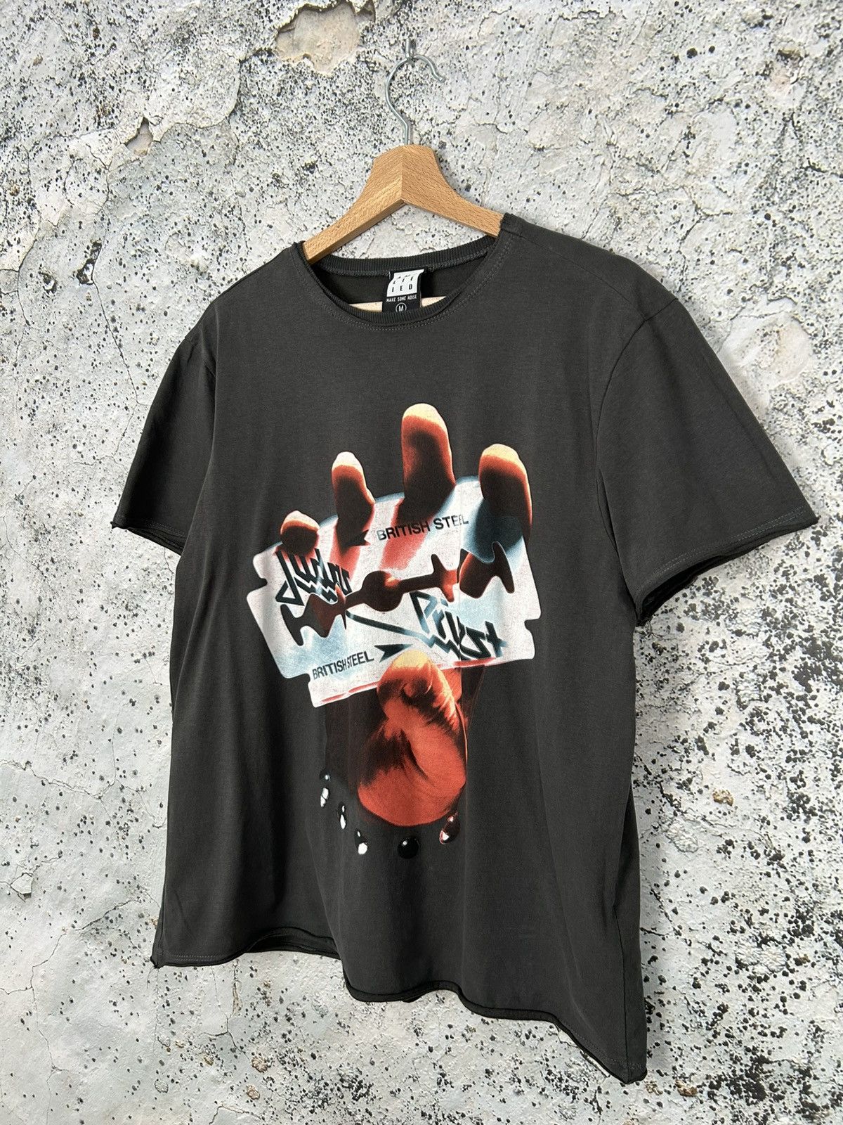 Band Tees Judas Priest British Steel Rock Band Tee Metal Grunge Punk Size US M / EU 48-50 / 2 - 2 Thumbnail