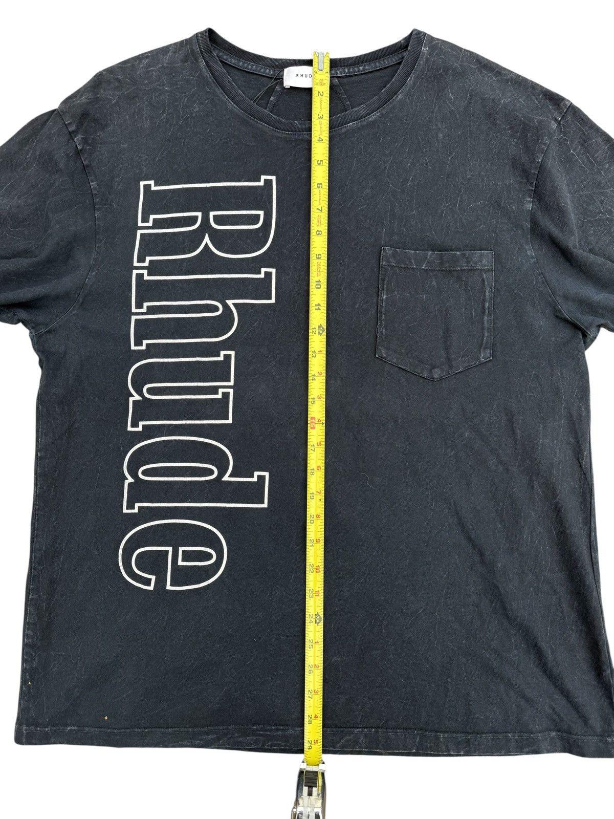 Rhude Rhude stone wash spell out t shirt Size US M / EU 48-50 / 2 - 4 Thumbnail