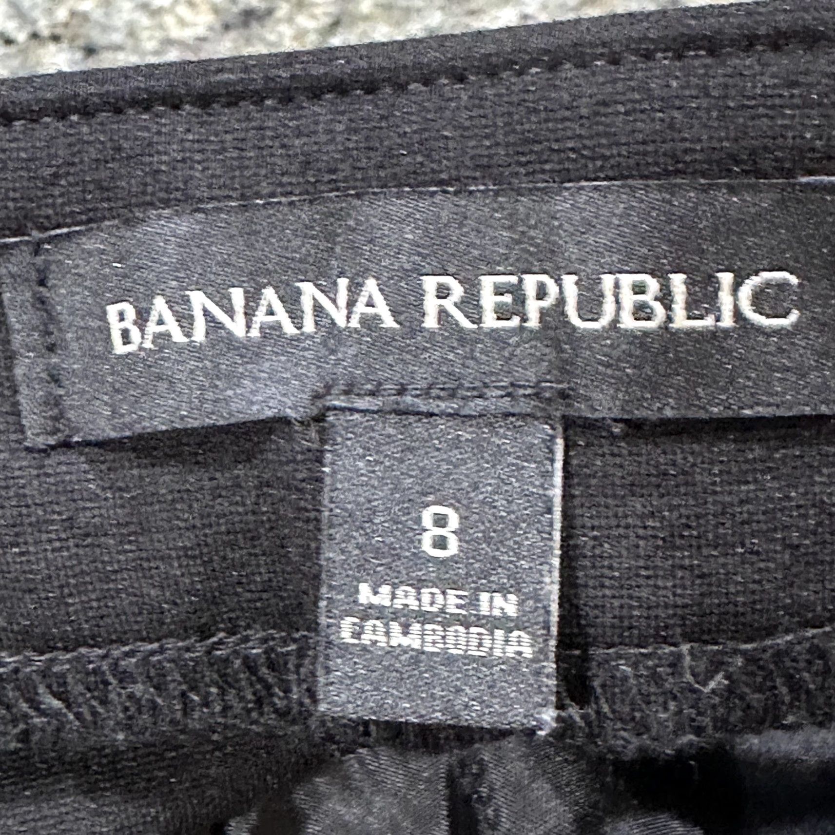 Banana Republic Banana Republic Pants Women 8 Black Ponte Knit Stretch Work Dress Slacks Size 30" / US 8 / IT 44 - 3 Thumbnail