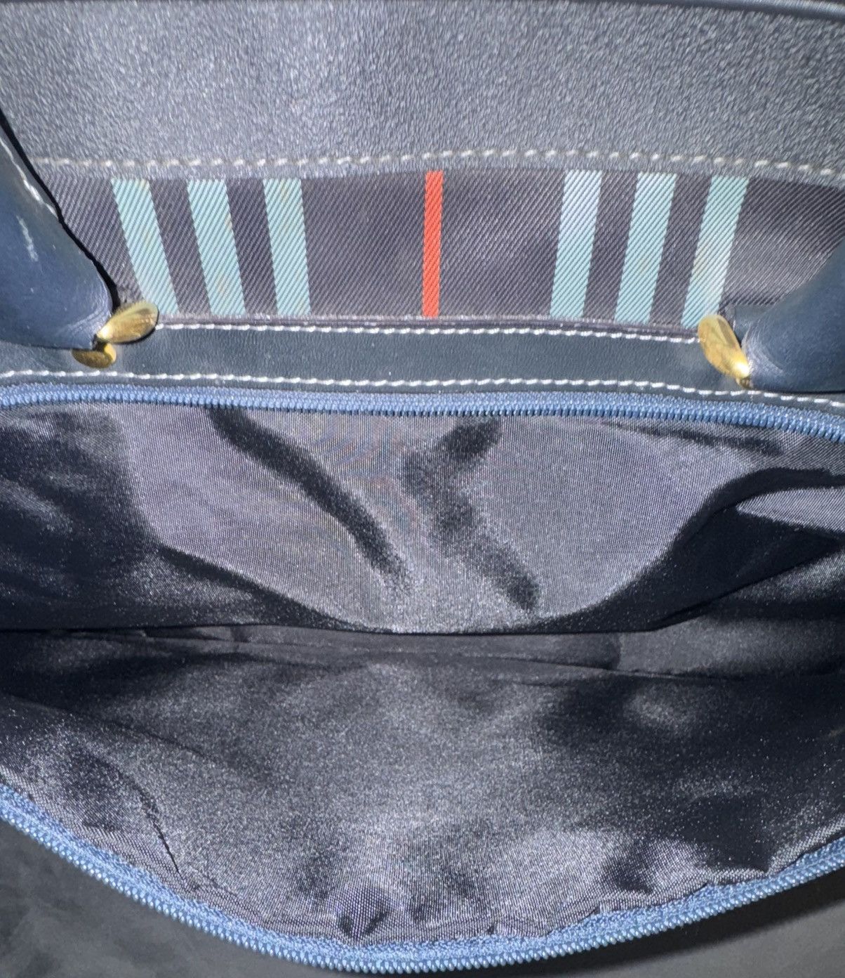 Burberry Burberry Golf Navy Check Travel Duffel Bag Size ONE SIZE - 8 Thumbnail