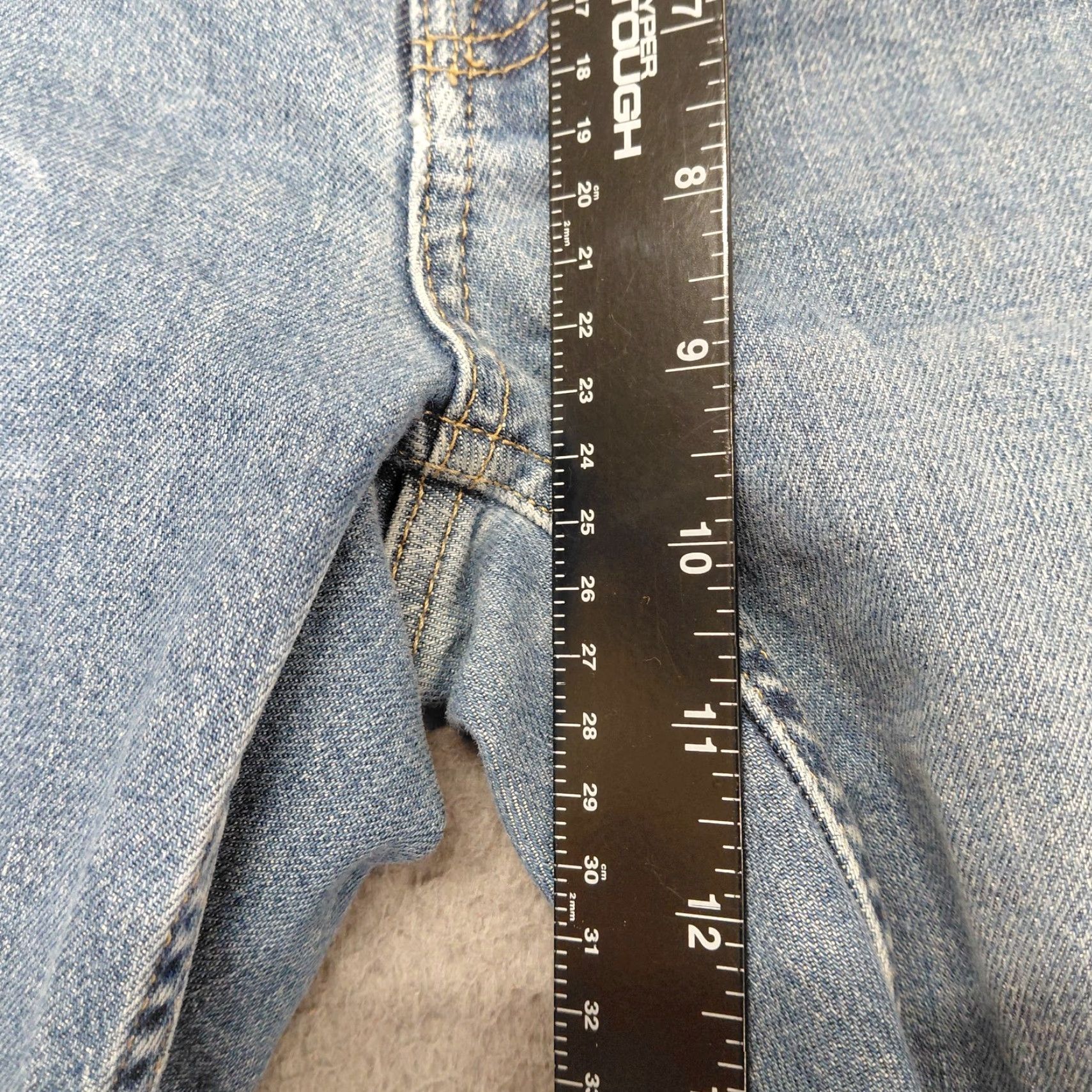 Everlane Everlane Jeans Womens 24 Blue Cheeky Curvy 90s Cropped Ankle High Rise Shirt? Size 42" / US 20 - 6 Thumbnail