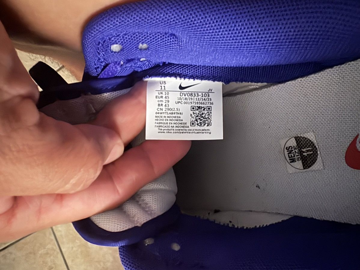 Nike Nike dunk low concord blue white size 11 supreme stussy Size US 11 / EU 44 - 6 Thumbnail