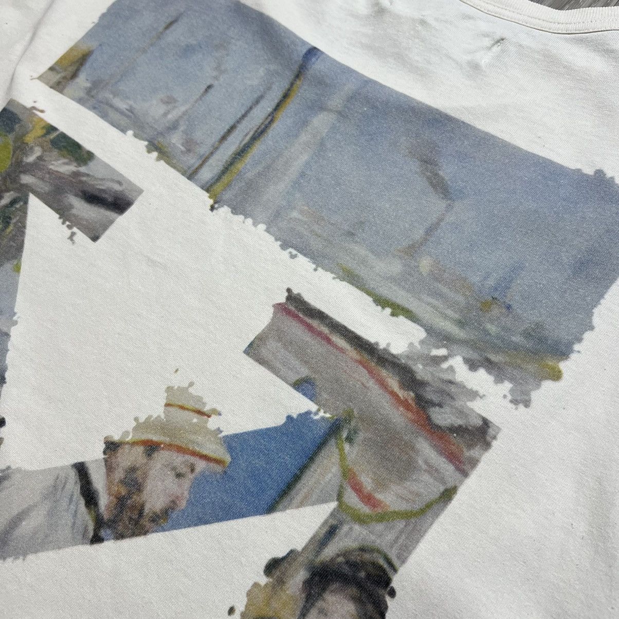 Off-White Off-White Oil Painting Diagonal Arrow Tee Size US XL / EU 56 / 4 - 12 Thumbnail