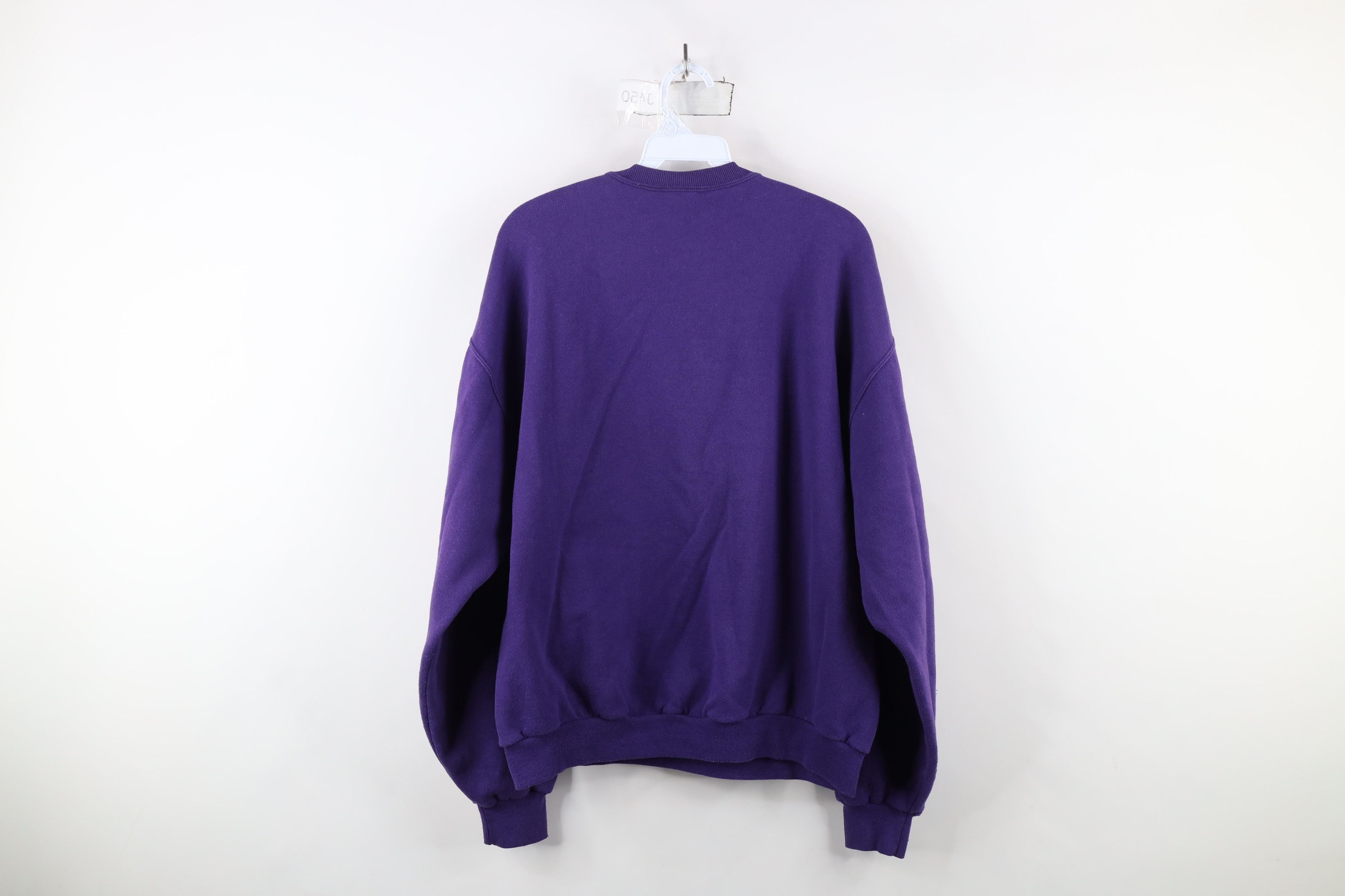 Vintage Vintage 90s Streetwear Cat Kitten Flower Crewneck Sweatshirt Size L / US 10 / IT 46 - 10 Thumbnail